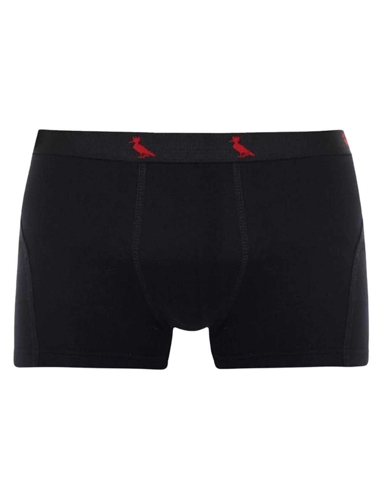 Cueca Reserva Masculina Boxer Red Woodpecker Cotton Preta