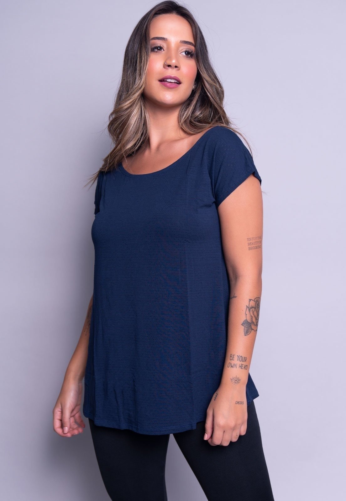 Blusa Serra e Mar Modas Fitness Marcella Academia Treino Fit