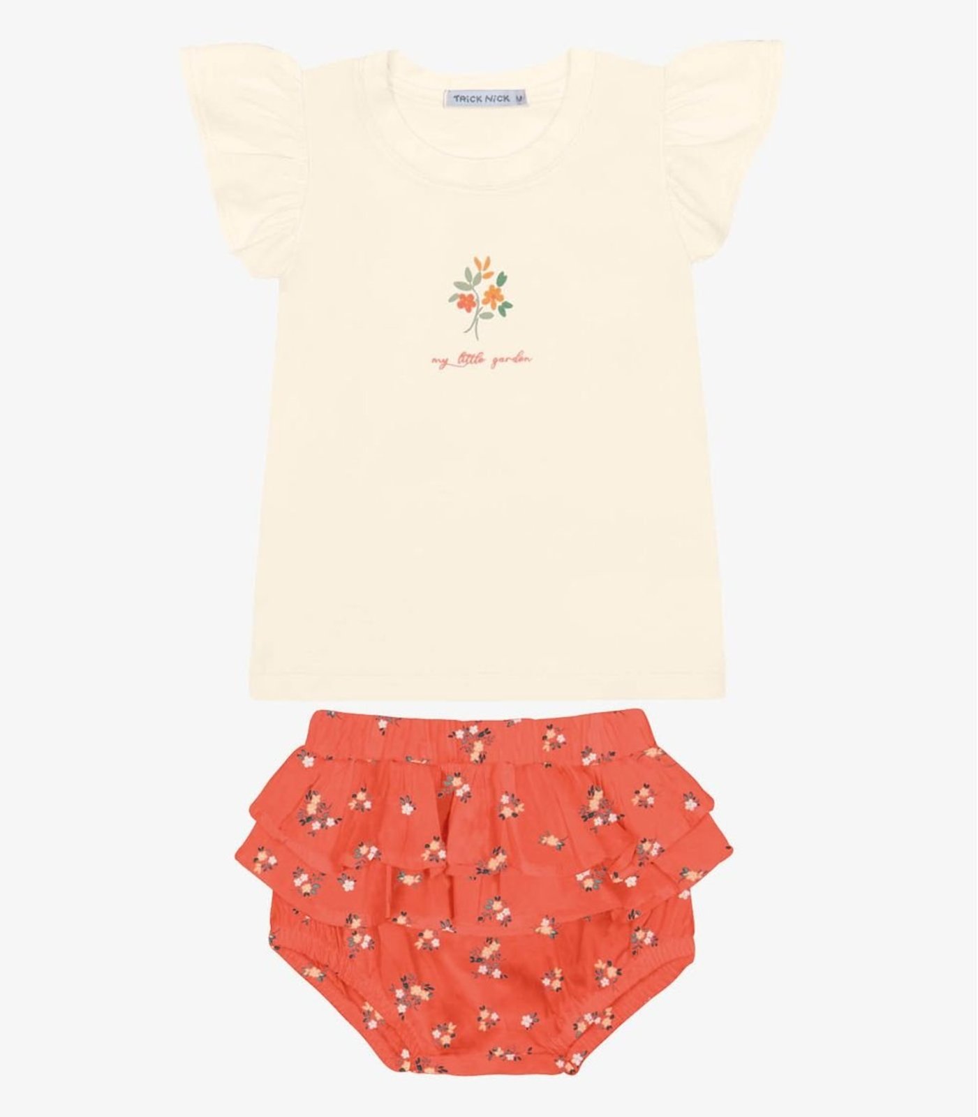 Infantil – Conjunto Blusa Com Calcinha Trick Nick Bege