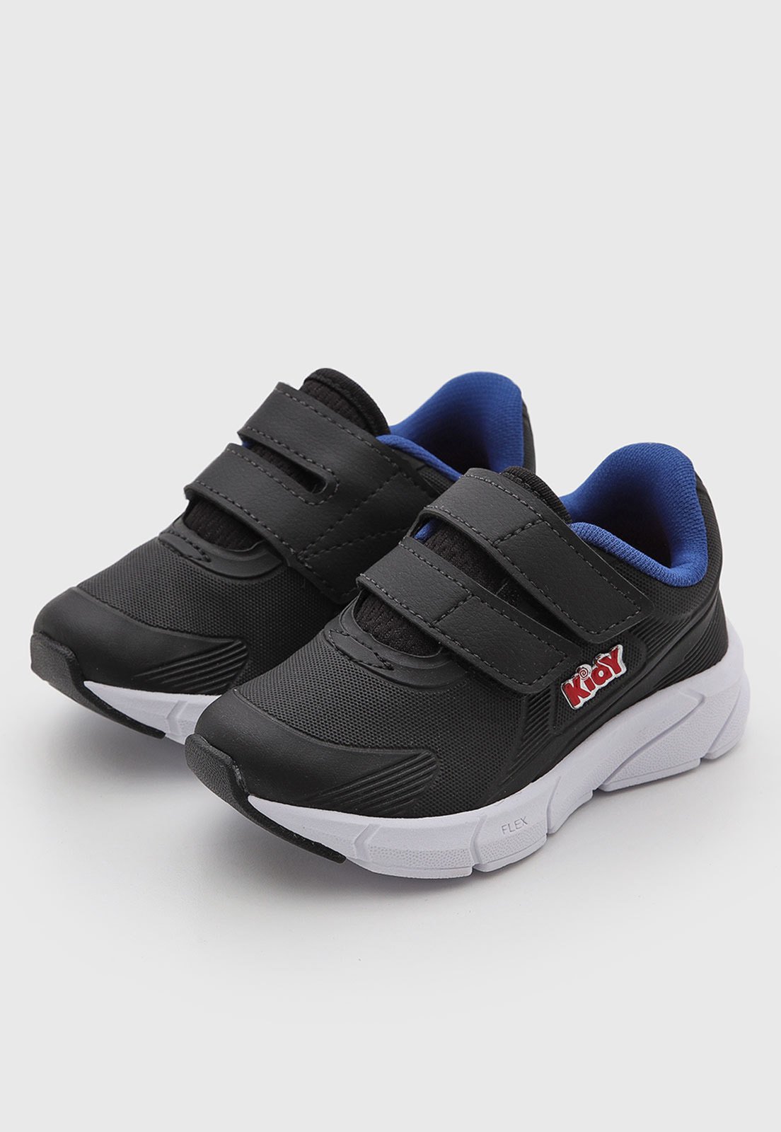 Infantil - Tênis Kidy Detalhe Azul Preto