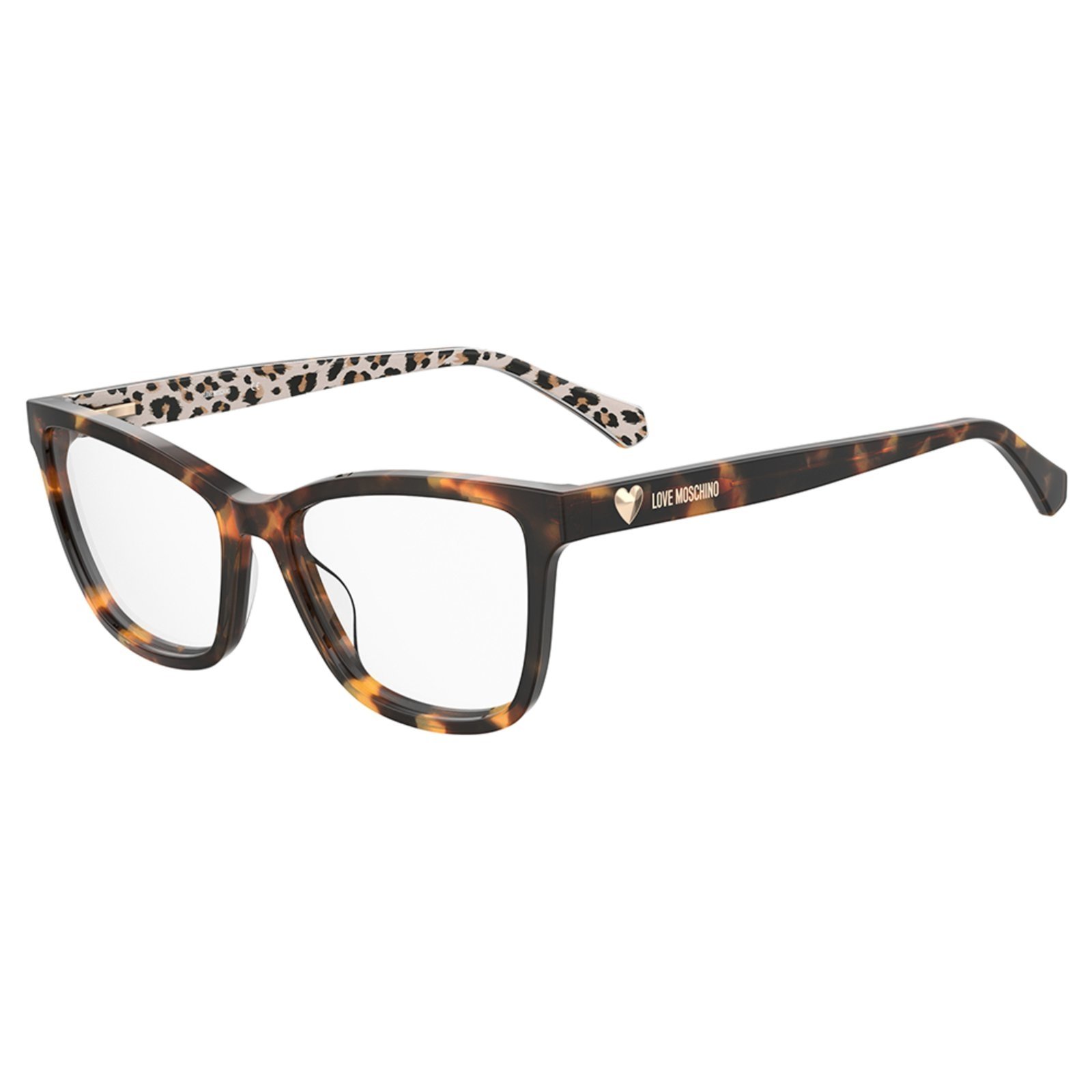 Armação de Óculos Love Moschino Mol632 H7P – Marrom Pattern 54