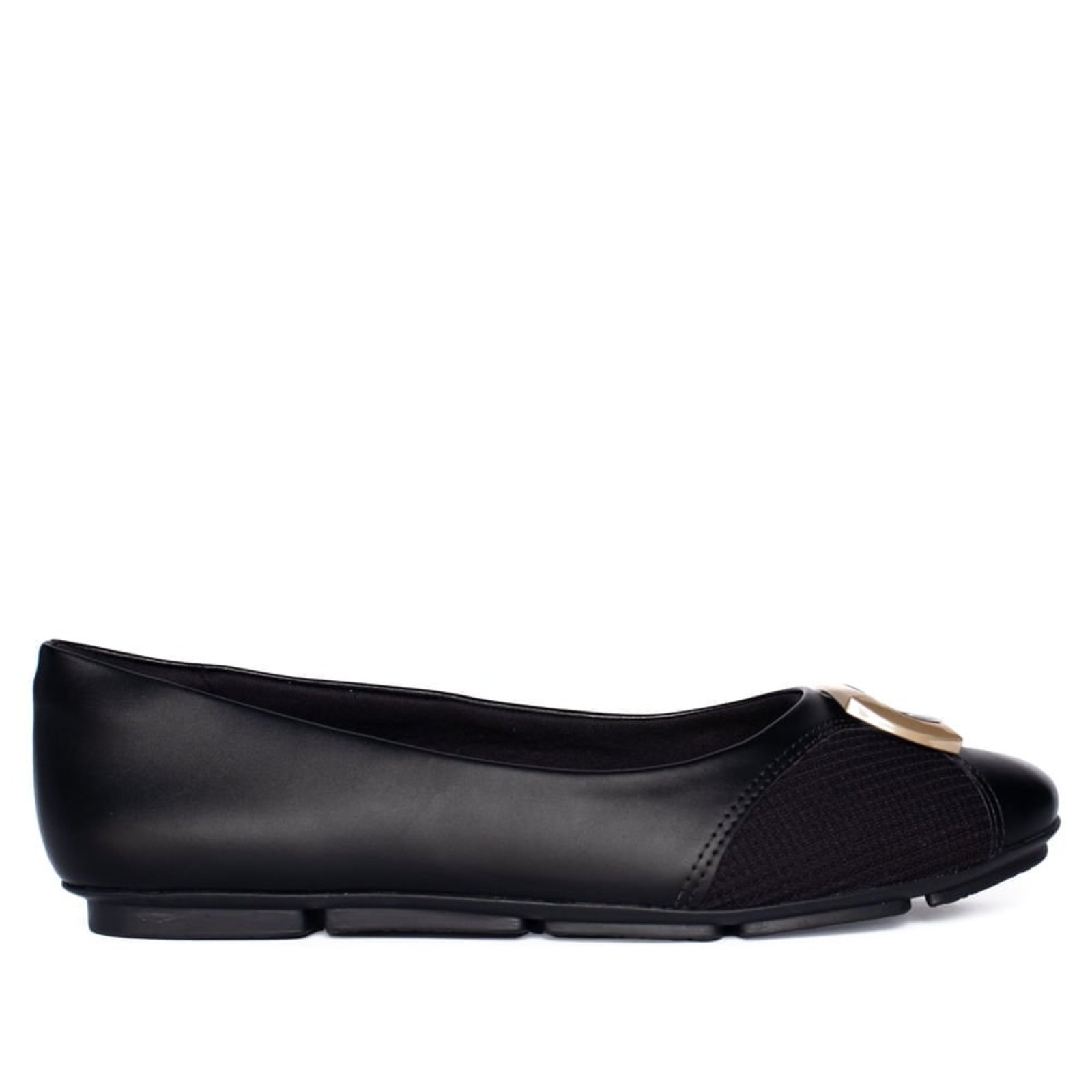 Sapatilha Feminina Comfortflex Preto