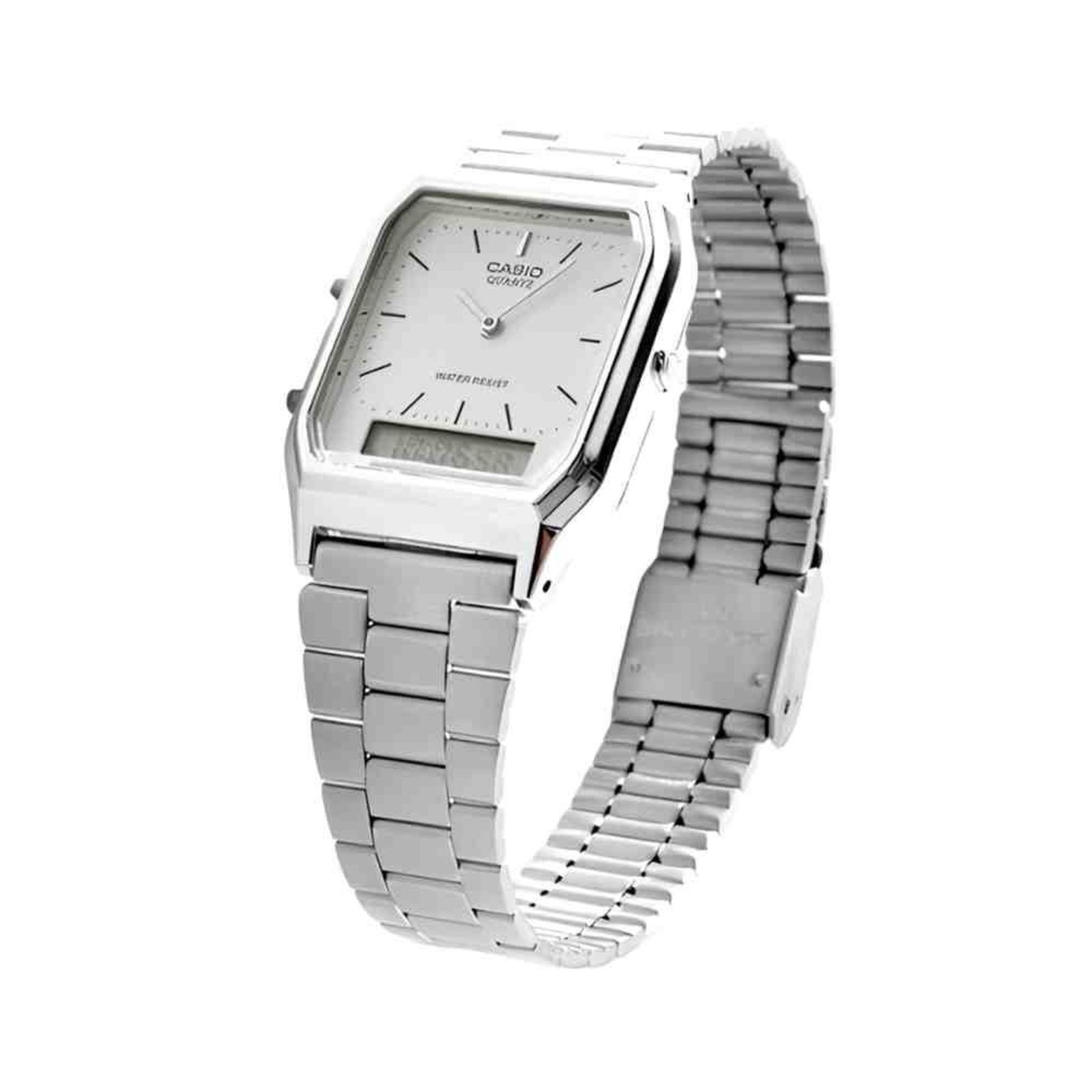 Relógio Casio Vintage Prata Unissex AQ-230A-7AMQYDF-SC