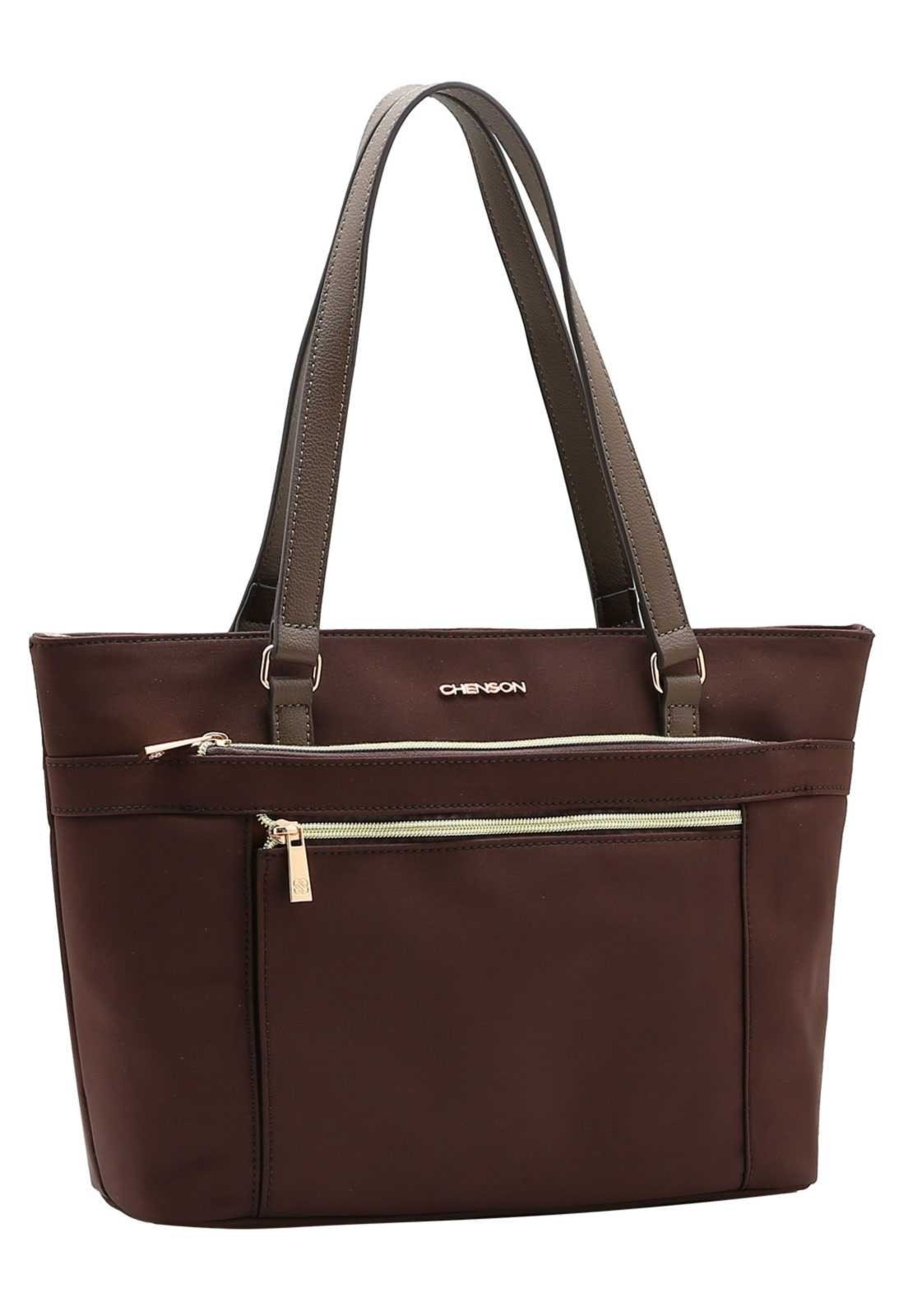 Bolsa Feminina Chenson Ombro Microfiber 3185447 Café
