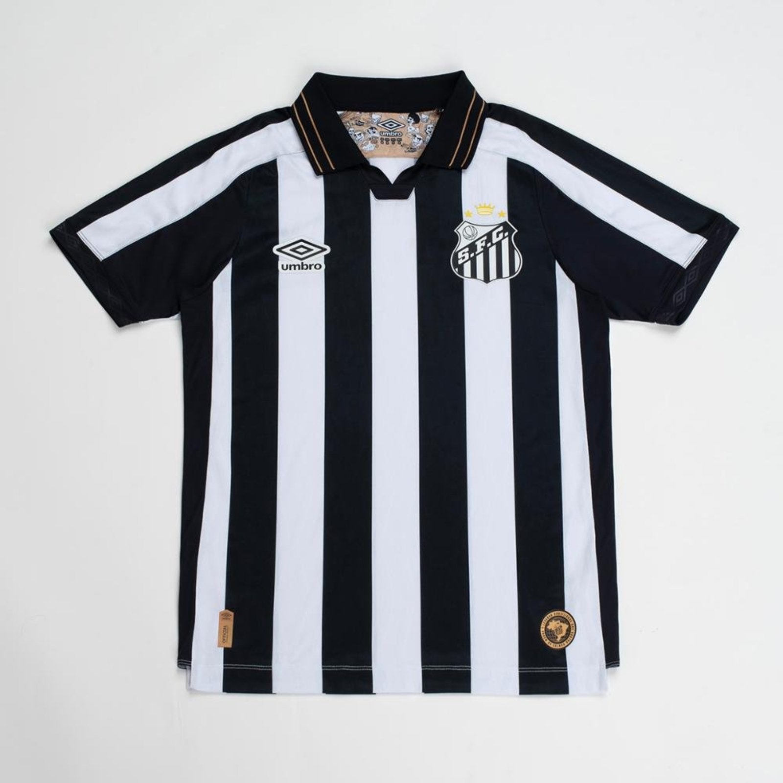 Camisa Masculina Umbro Santos Away 2026 Jogador N10 Incolor