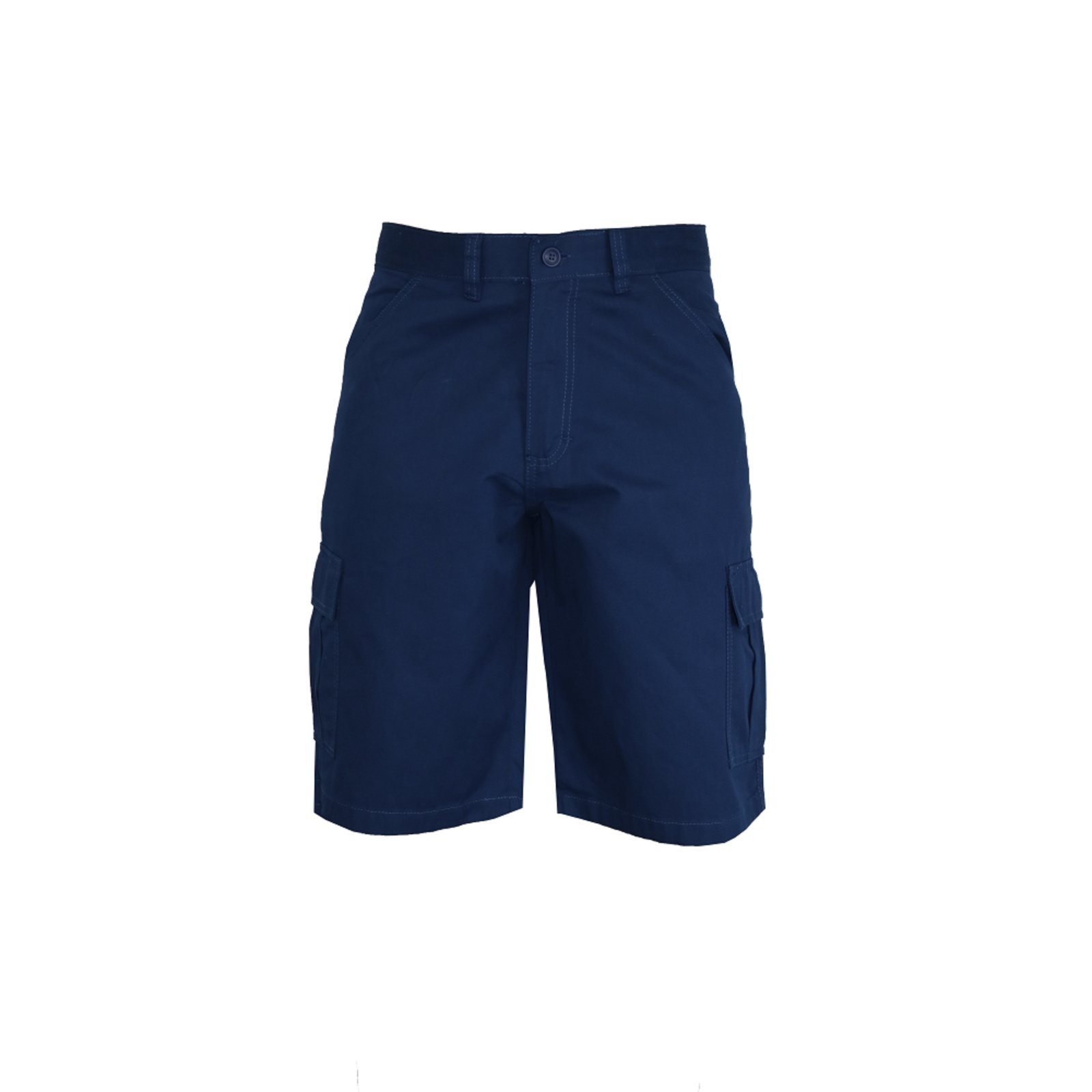 Bermuda De Brim Sarja com Bolsos Laterais Original Amil Exclusivo Marinho