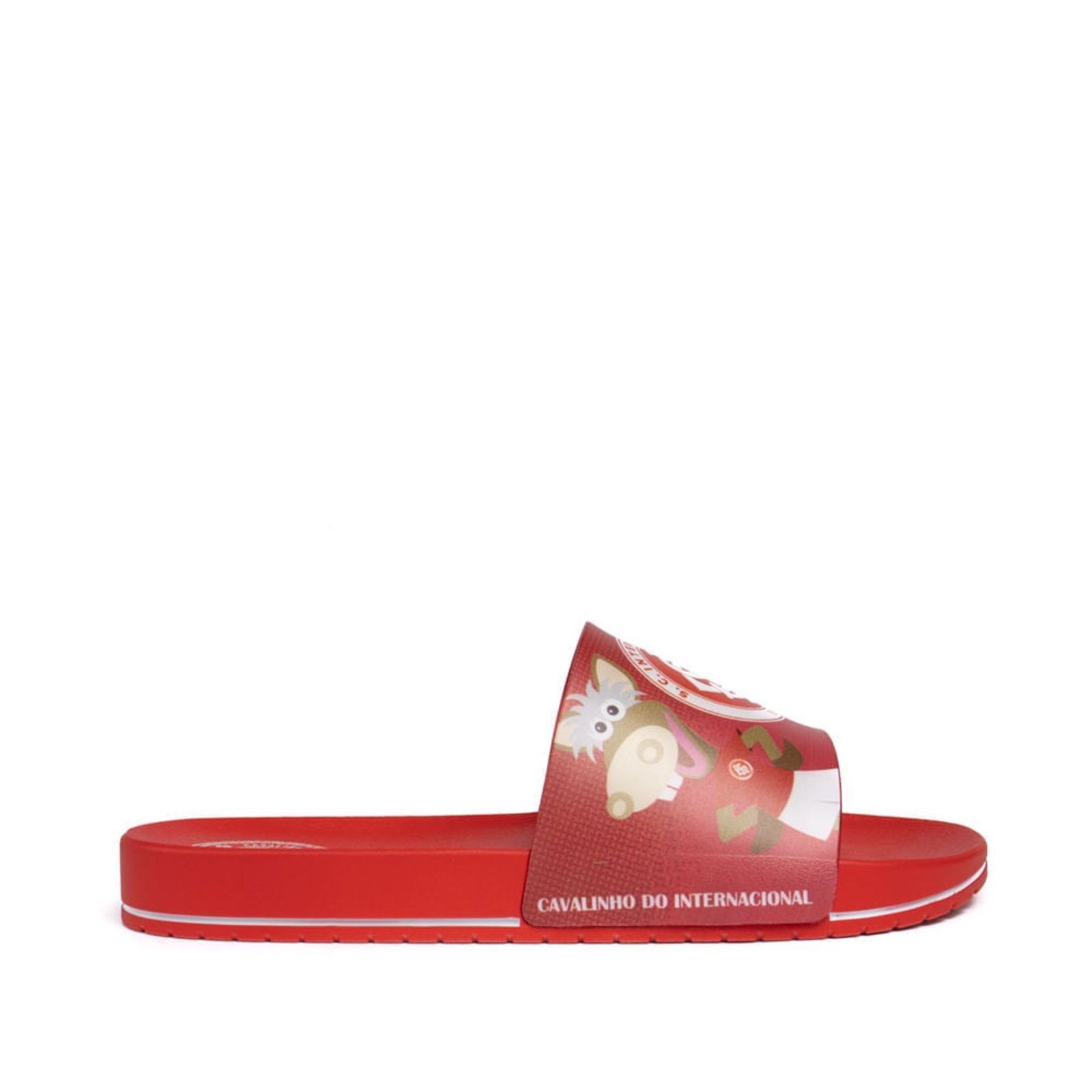 Vista 3 Infantil - Chinelo Slide Grendene Cavalinho do Fantástico Internacional vermelho Grendene vermelho