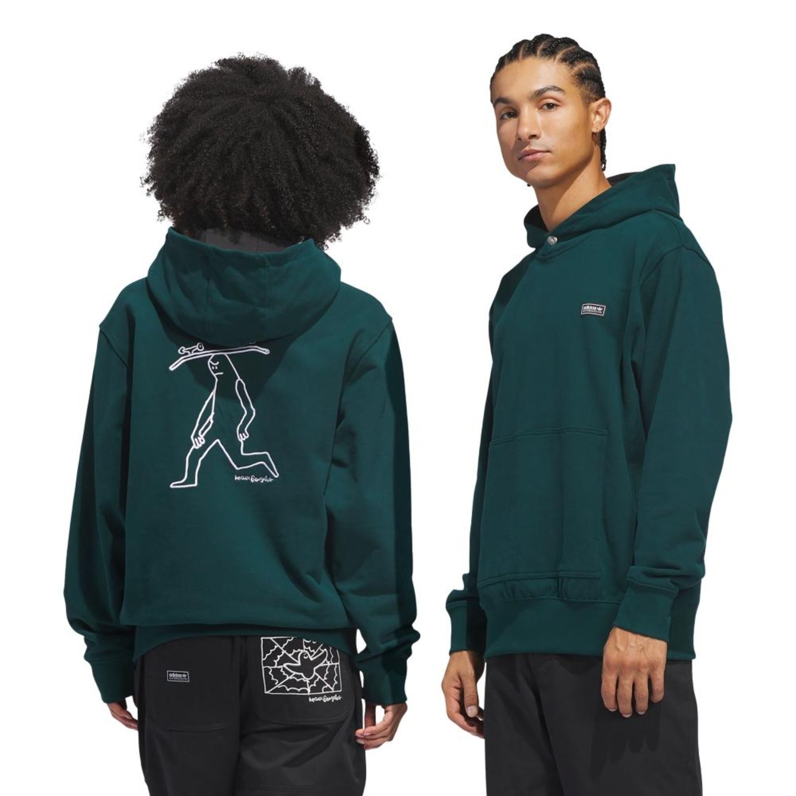 BLUSA CAPUZ SKATEBOARDING x MARK GONZALES SKATE HOODIE adidas Originals Verde