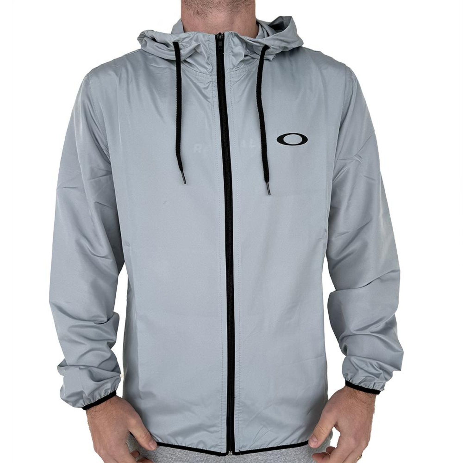 Jaqueta Oakley Windbreaker II WT25 Masculina Heather Grey