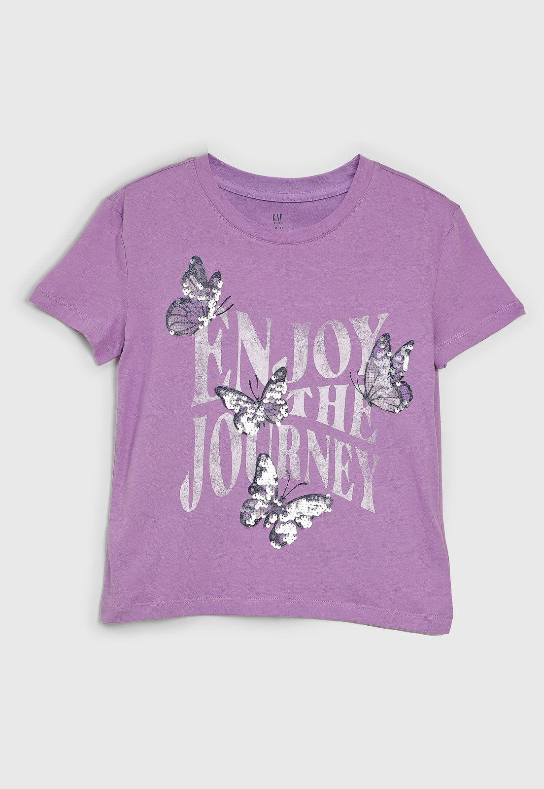 Infantil – Camiseta GAP Full Print Lilás