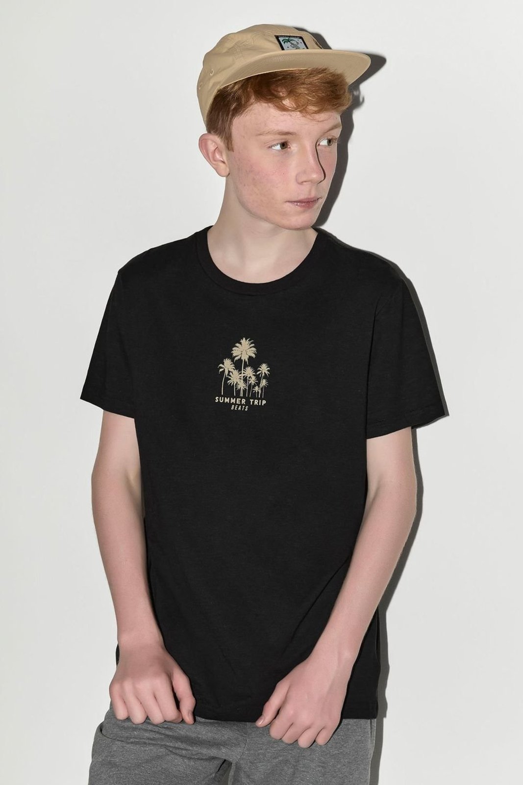 Infantil - Camiseta Juvenil Menino Summer Trip Beats Preto