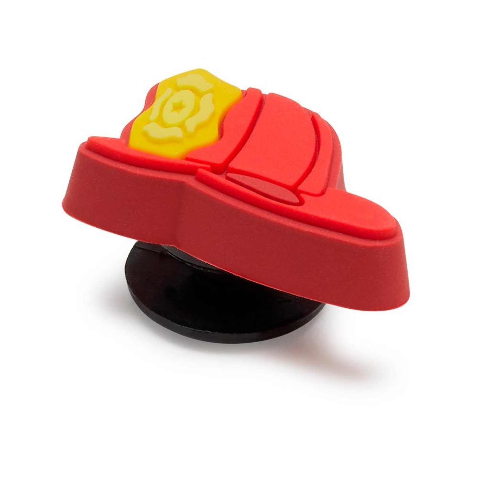 Vista 3 Infantil - Jibbitz™ Chapéu de Bombeiro Pequeno Crocs branco