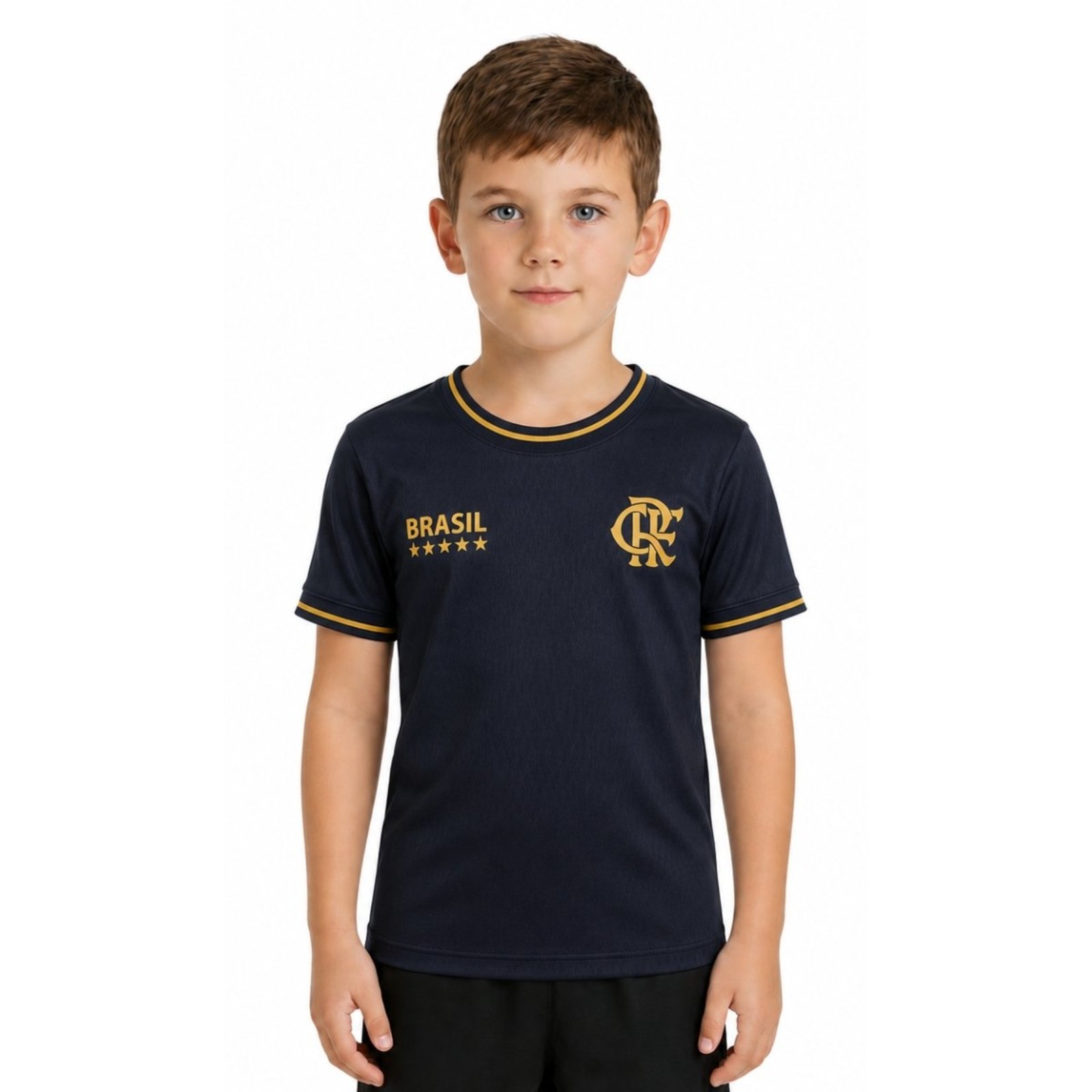 CAMISA FLAMENGO - BRASIL Preto