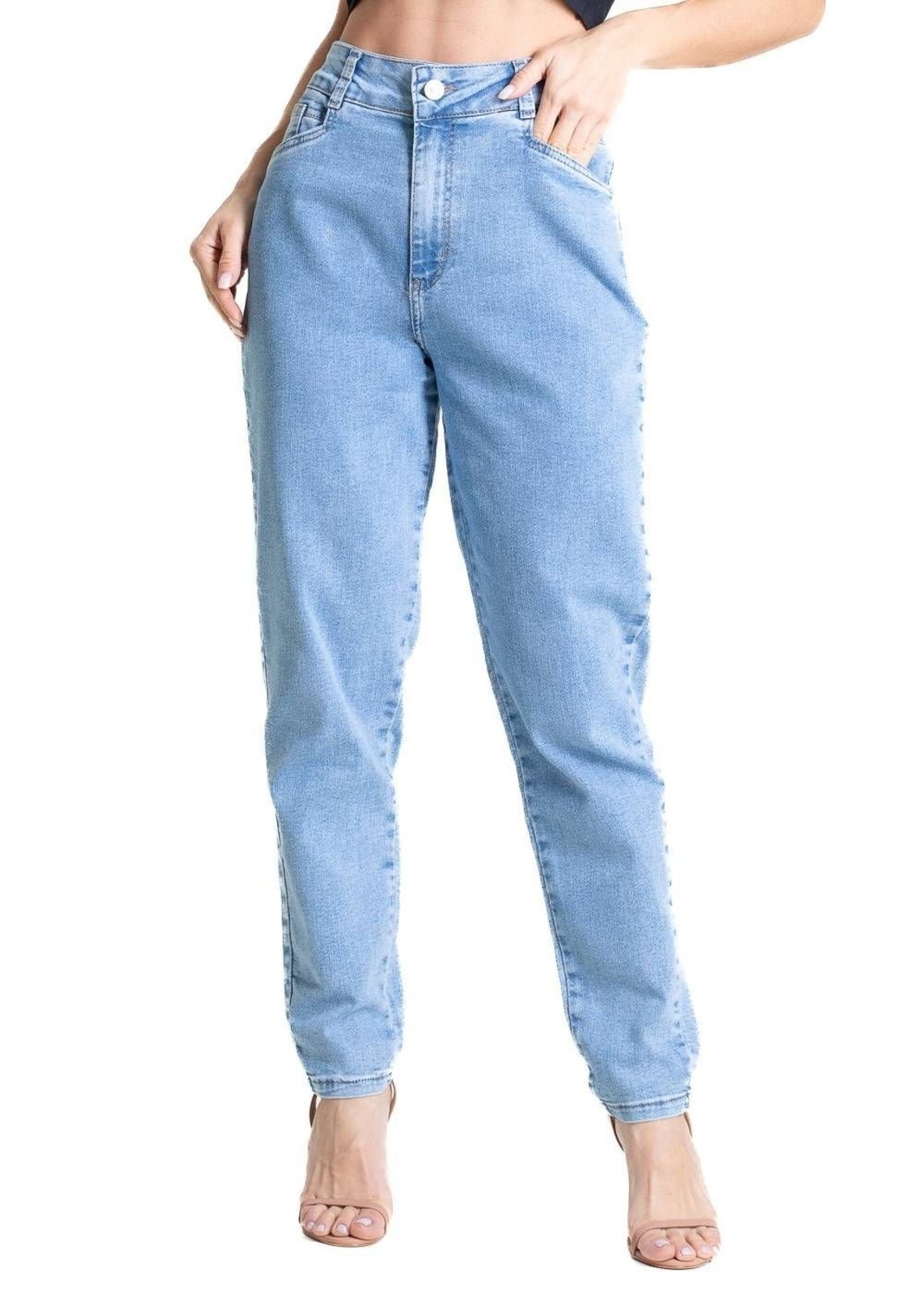 Calça Jeans Sawary Mom - 283392 - Azul - Sawary