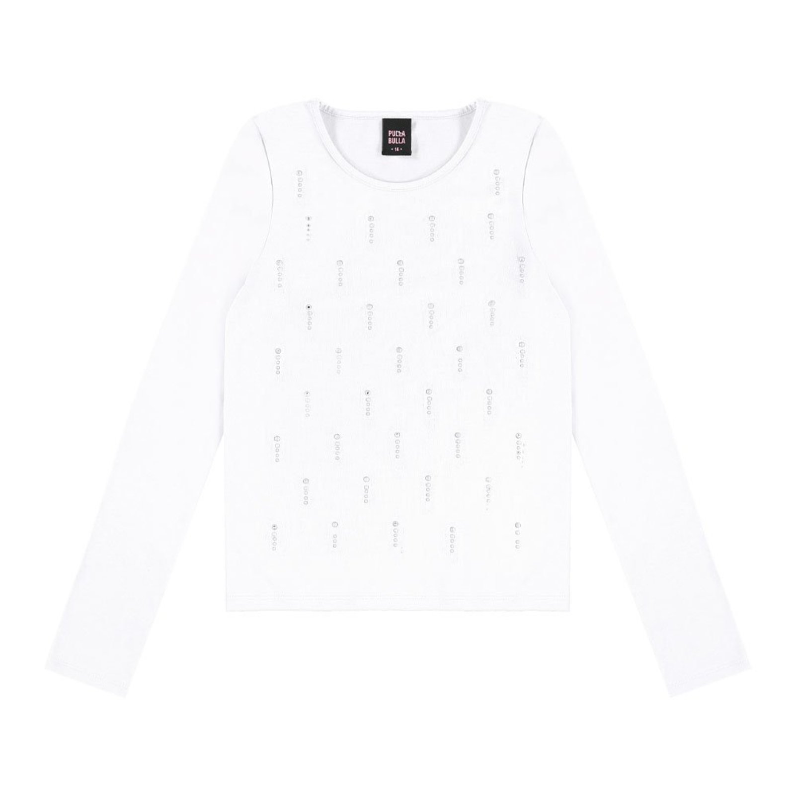 Infantil - Blusa Branco Juvenil Pulla Bulla Menina - 55413-3