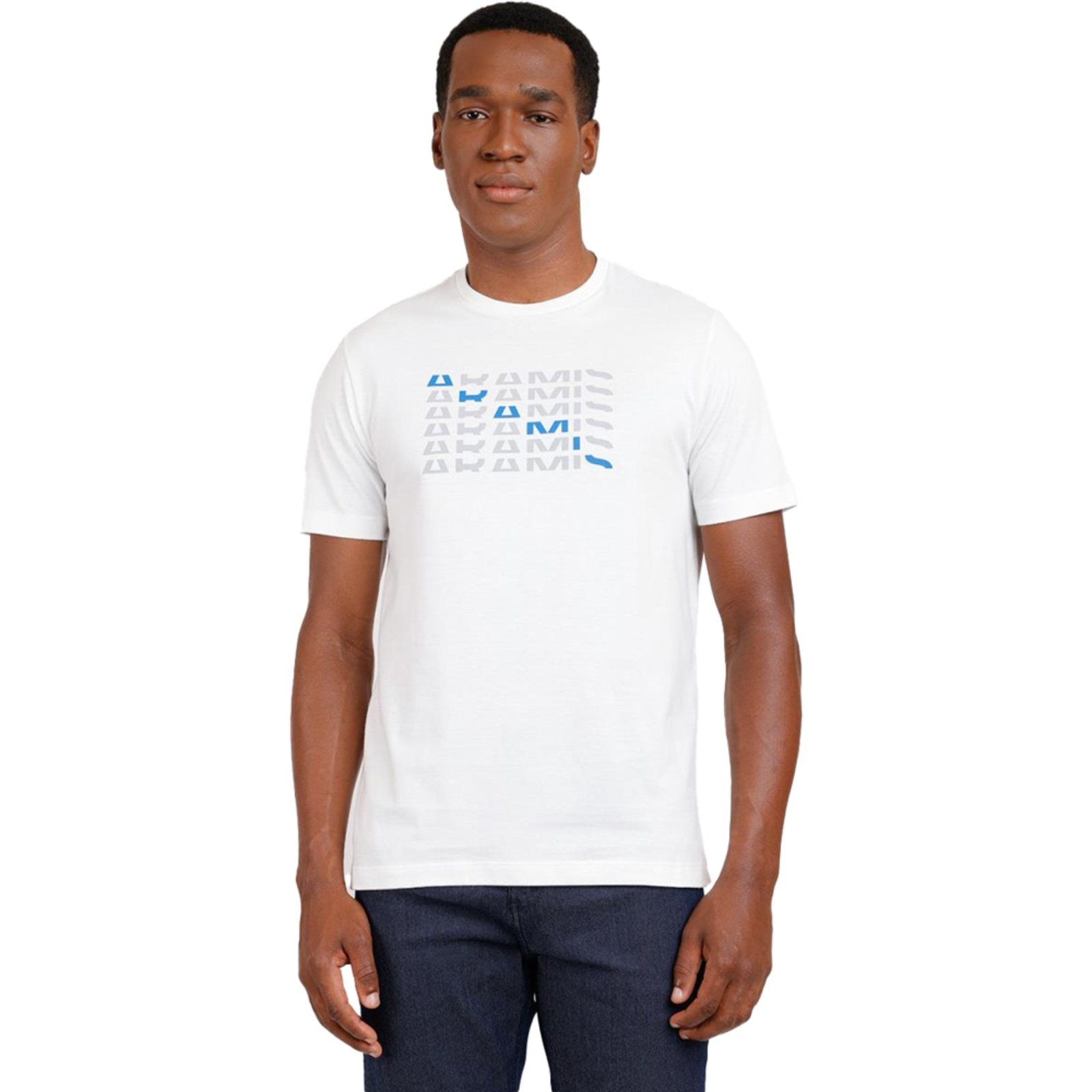 Camiseta Aramis Move Repeat In24 Off White Masculino