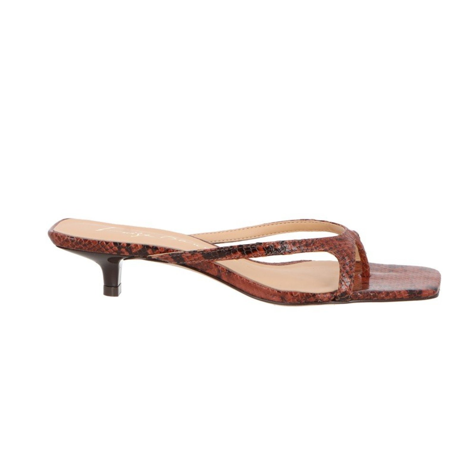 Mule Cobra Luiza Barcelos 13850042 Marrom