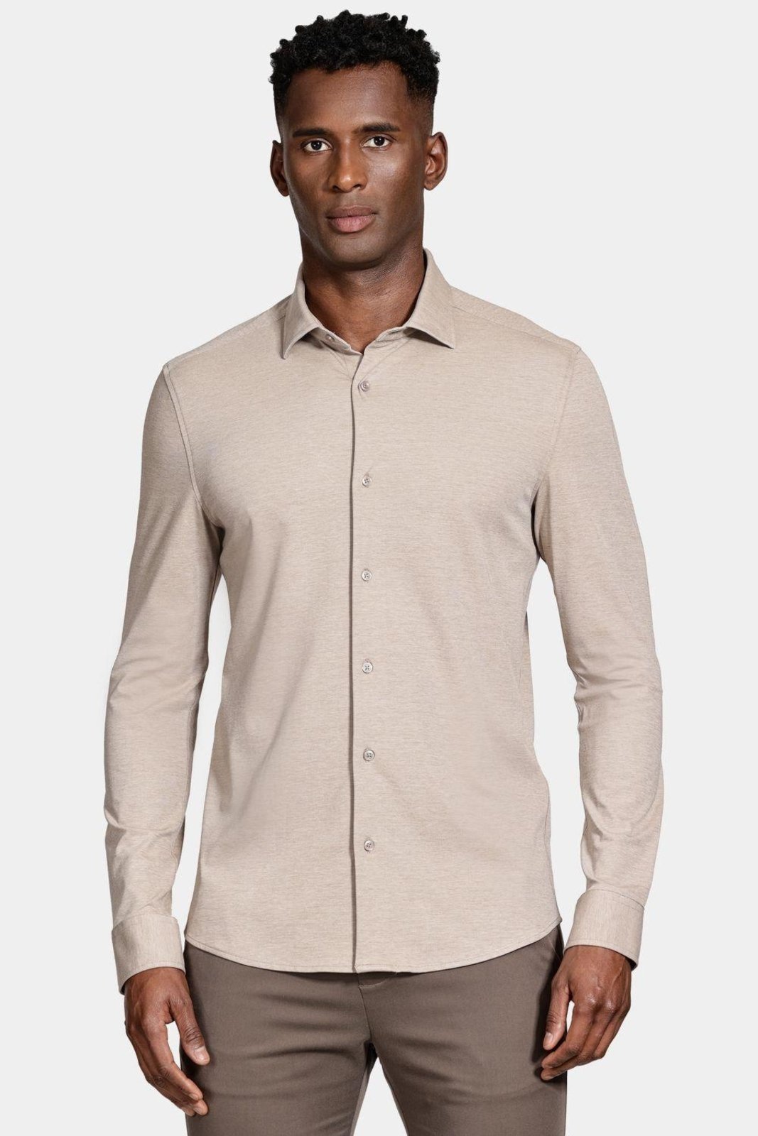 Camisa Aramis Manga Longa Algodão Piquet Mercerizada