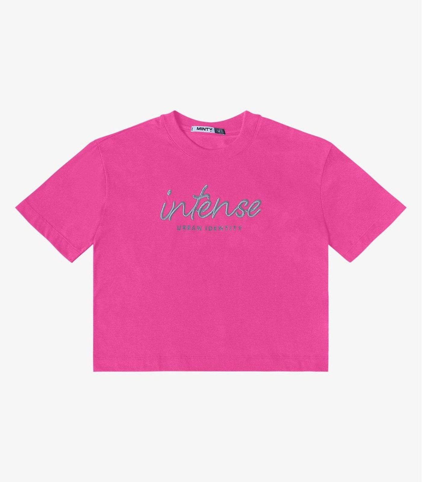 Infantil – T- Shirt Bordada Feminina Minty Rosa