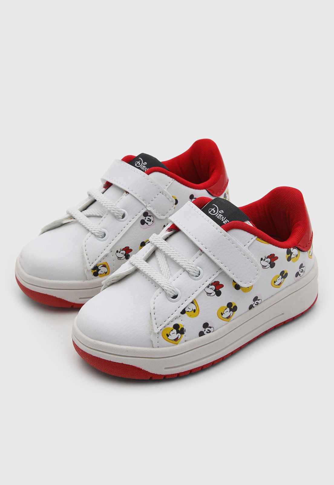 Infantil - Tênis Disney Mickey e Minnie Branco