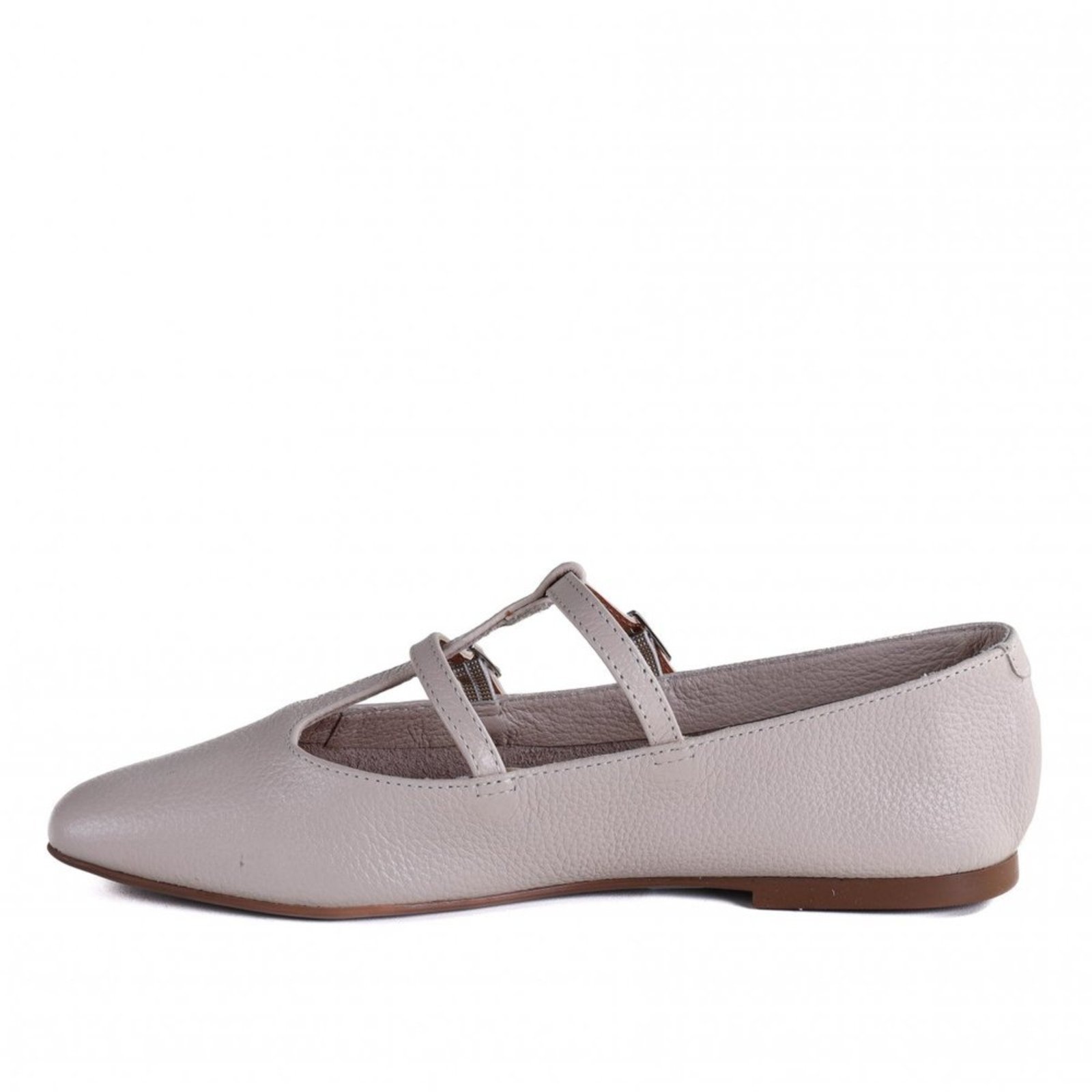 Vista 3 Sapatilha Feminina Couro Zariff 2274-71606 Zariff branco Zariff branco