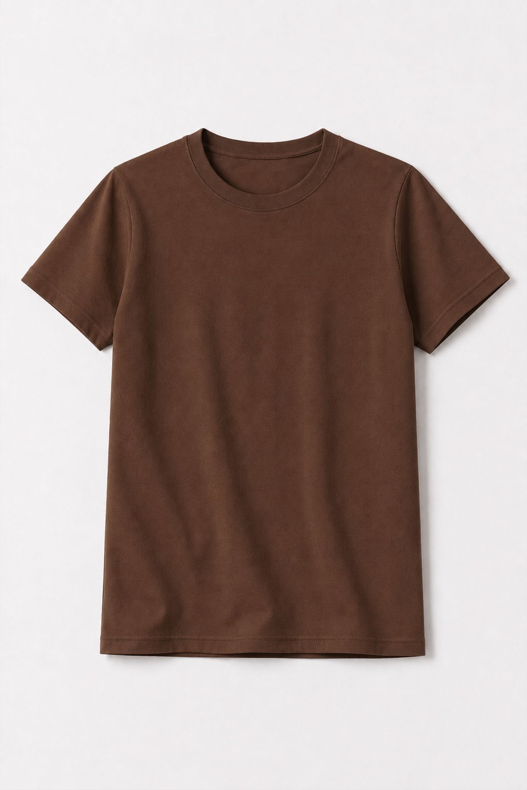 Infantil - Camiseta Masculina Algodão Básica Marrom - Babei no Look