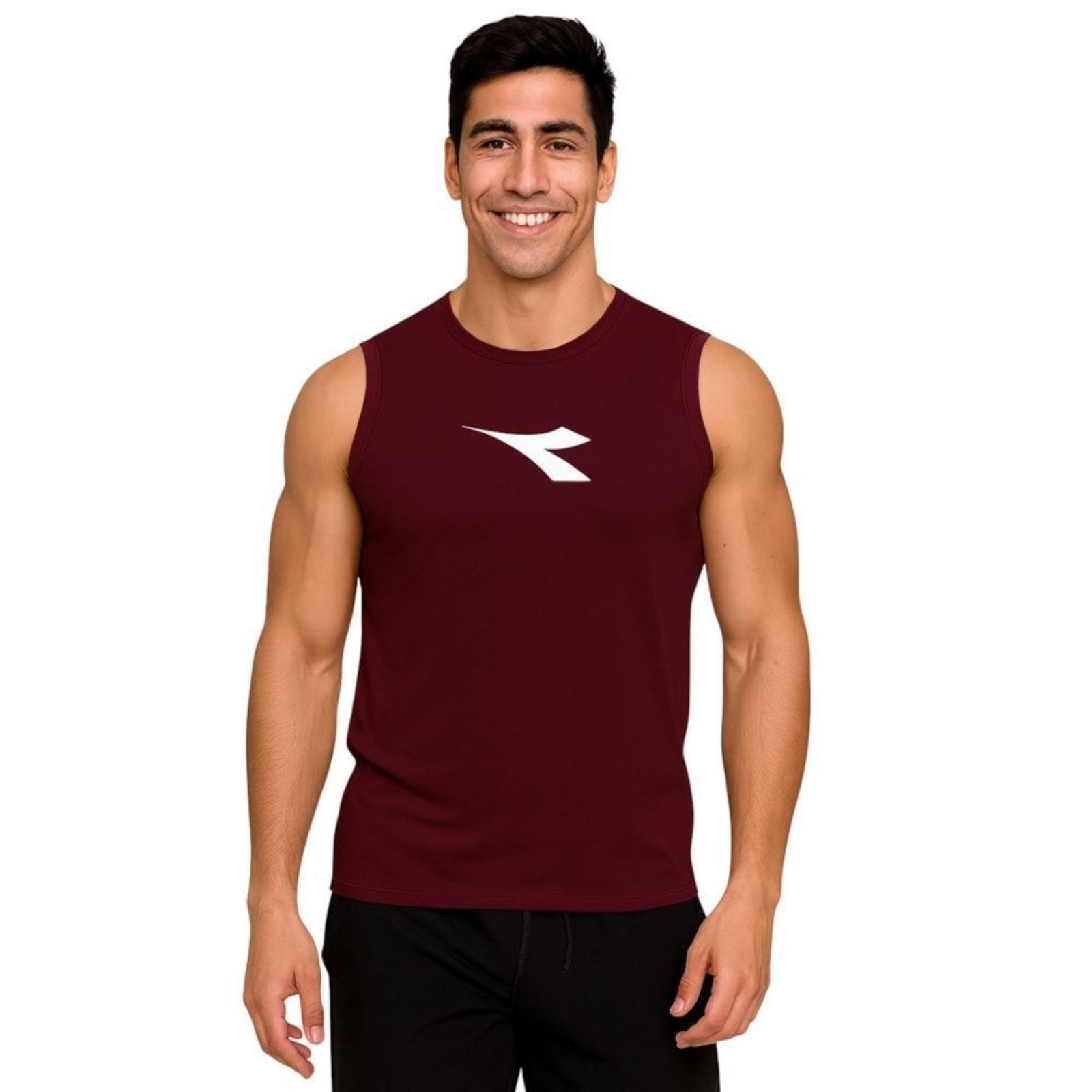 Regata Machão Diadora Big Logo Masculina - Vermelho - diadora