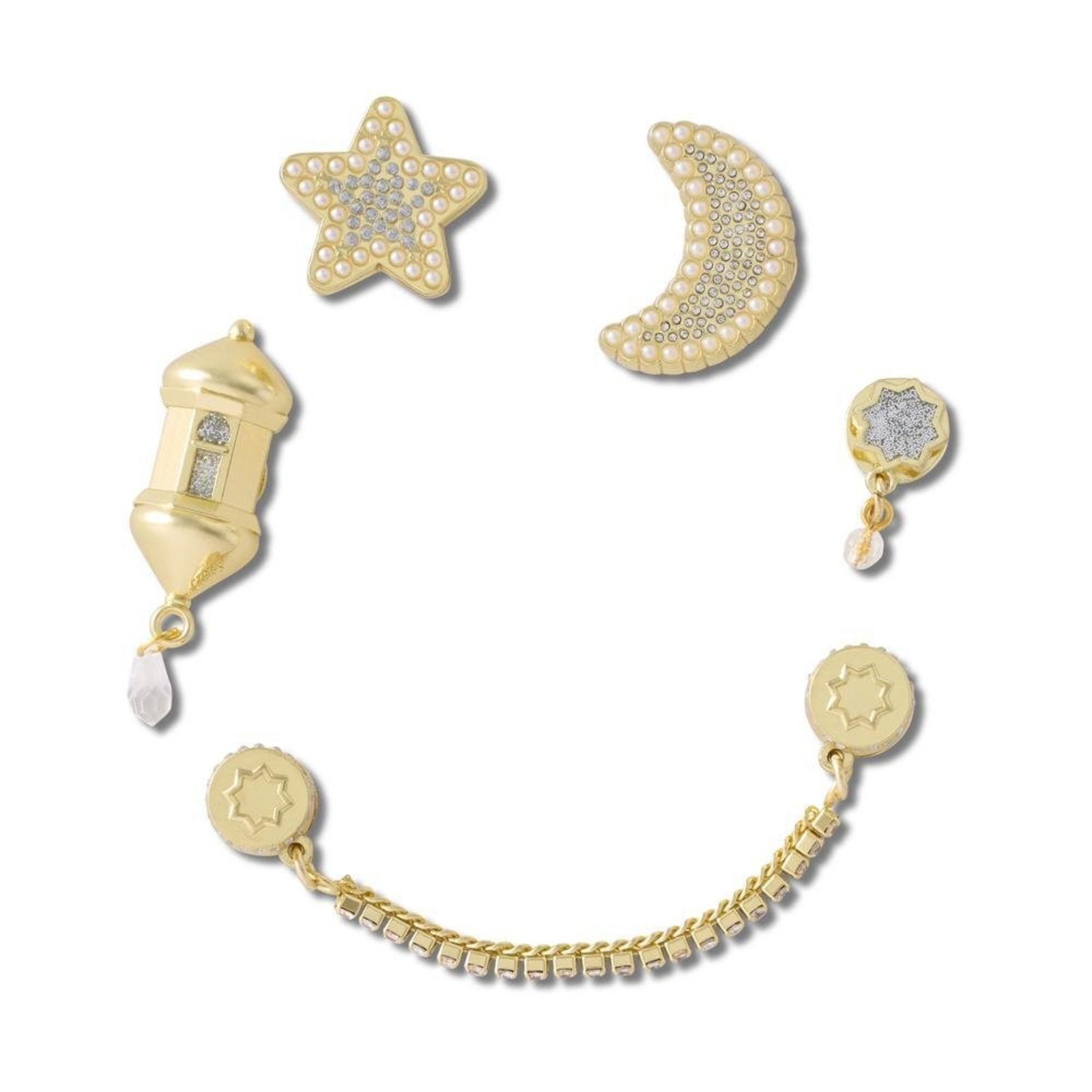 Infantil - Jibbitz™ Mês da Felicidade Pack Com 5 Peças Único Branco