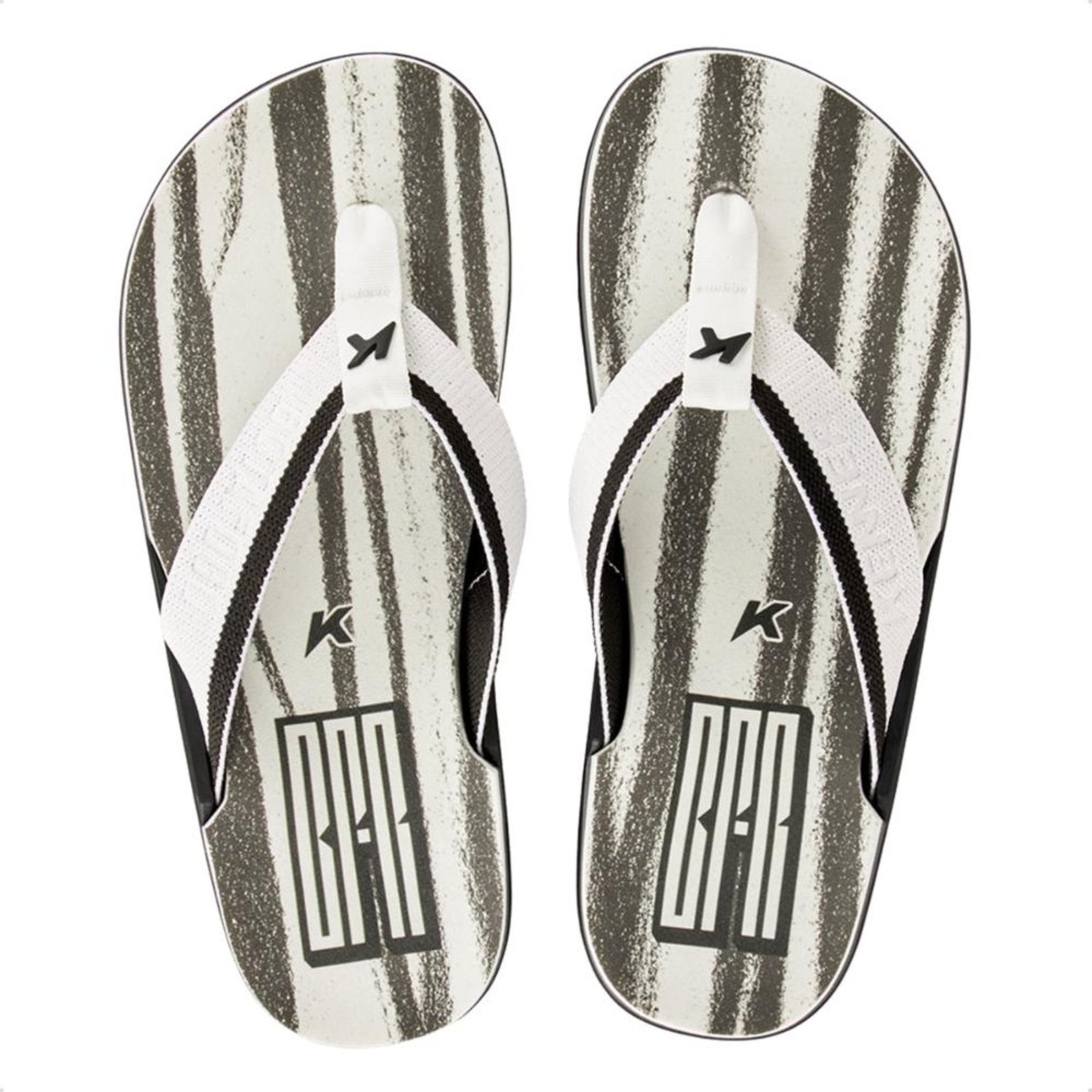 Sandália Kenner Masculina NK6 Pro Botafogo Alvinegra Preto