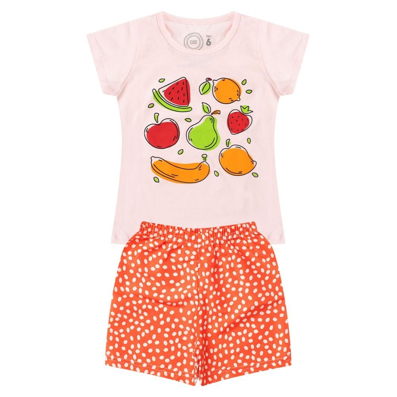 Infantil - Conjunto Menina Frutinhas Verão