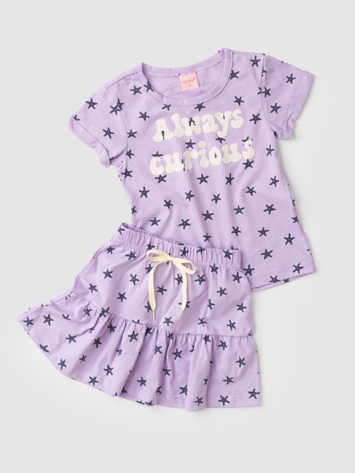 Vista 3 Infantil - Conjunto Platinum Sempre Curiosa PLATINUM KIDS lilás PLATINUM KIDS lilás