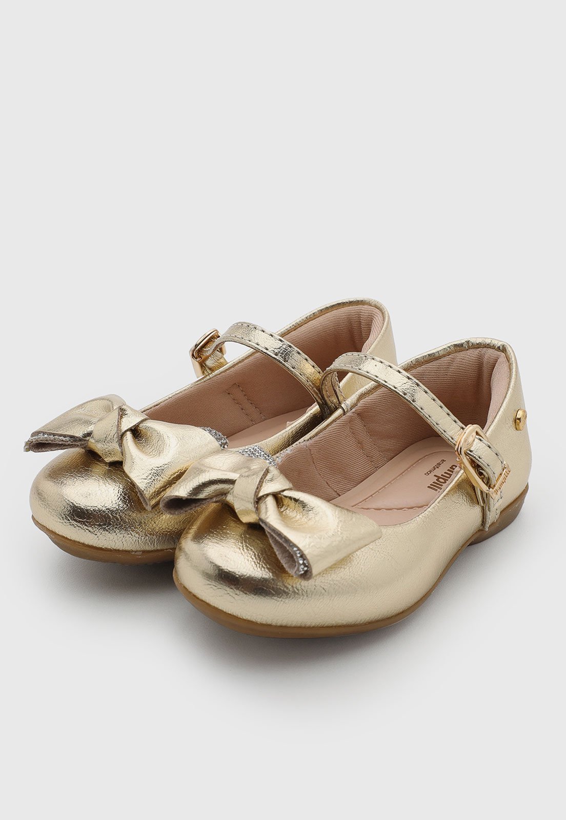 Infantil - Sapatilha Pampili Bailarina Dourado