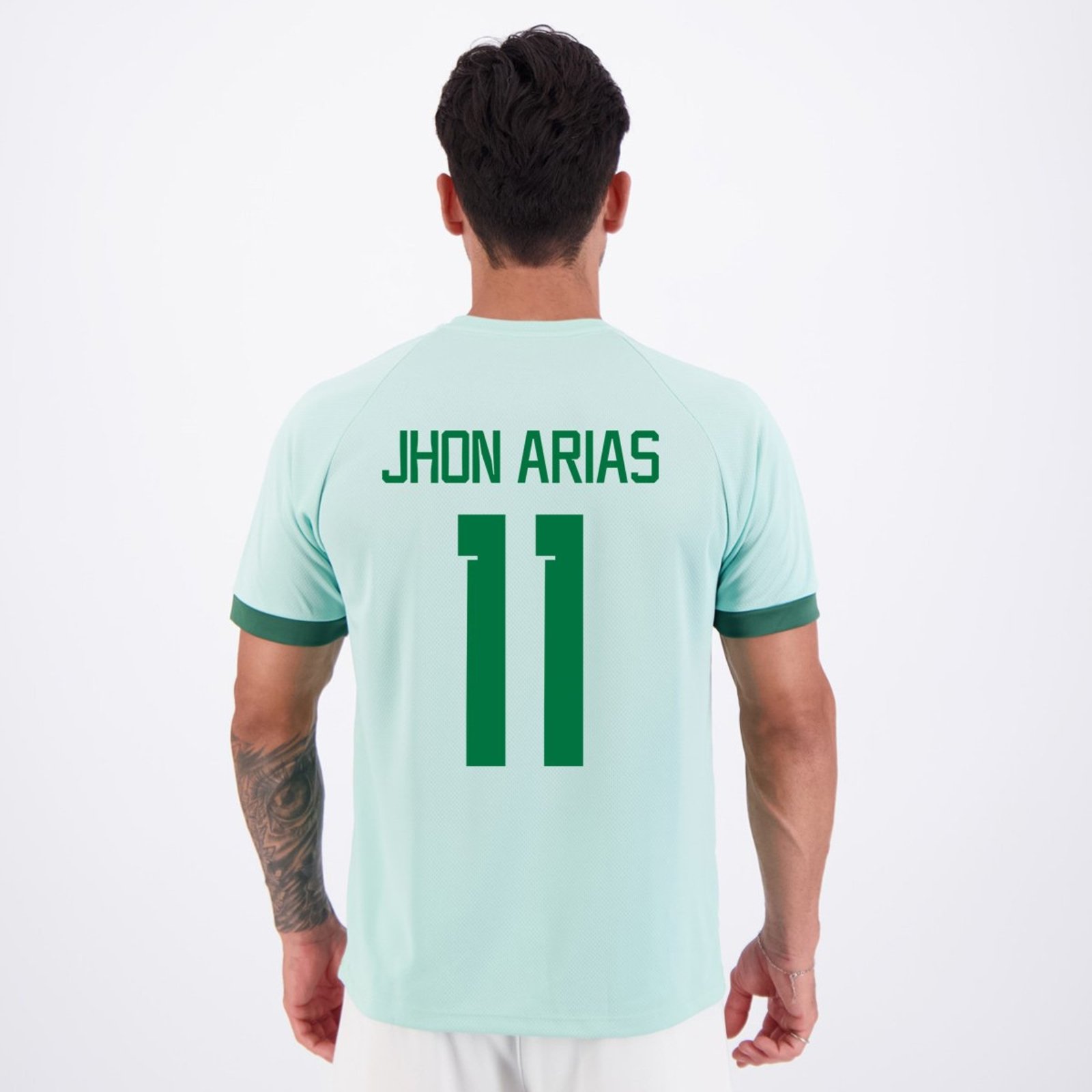 Camisa Palmeiras Dots Verde Clara 11 Jhon Arias