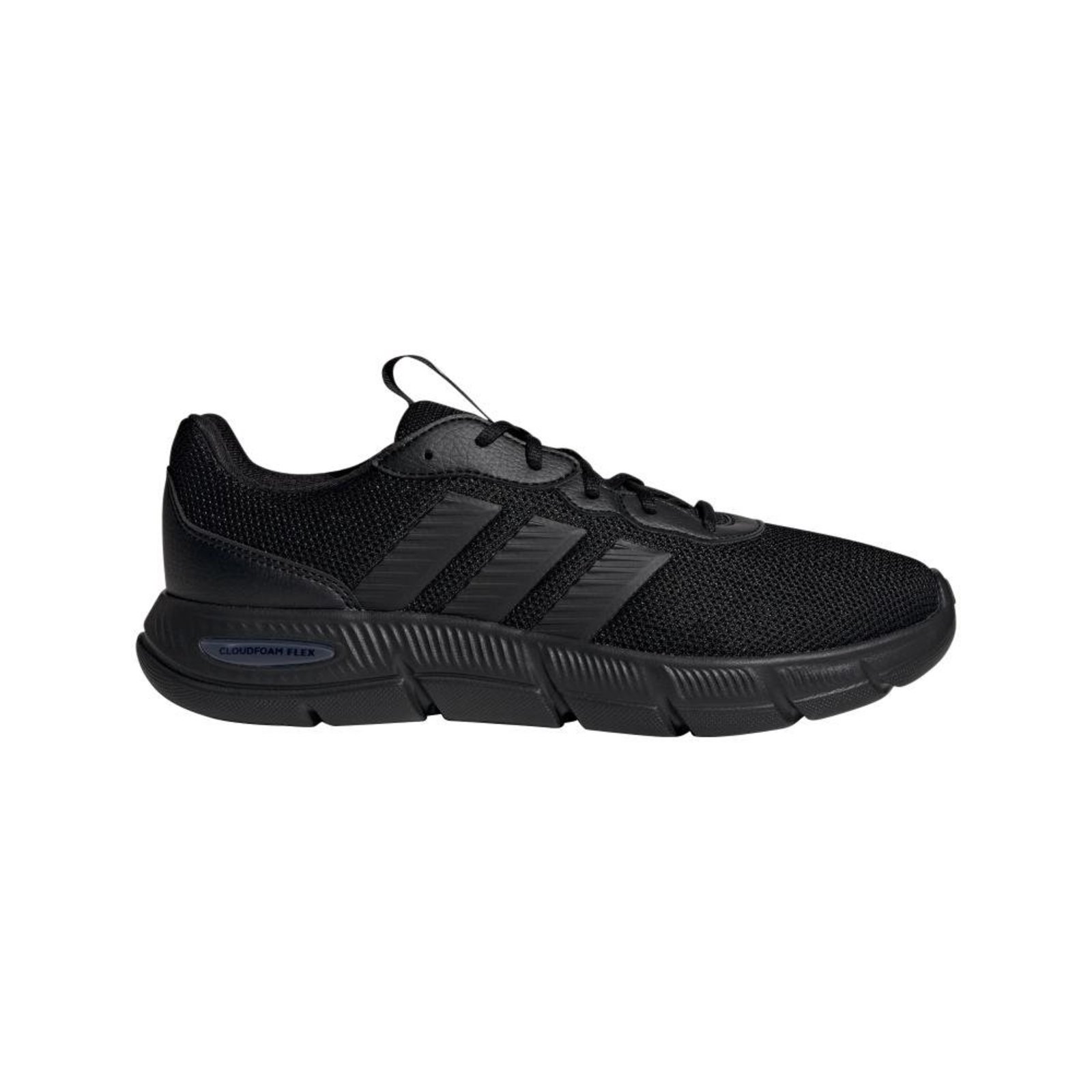 TÊNIS COM CADARÇOS CLOUDFOAM FLEX adidas Sportswear Preto