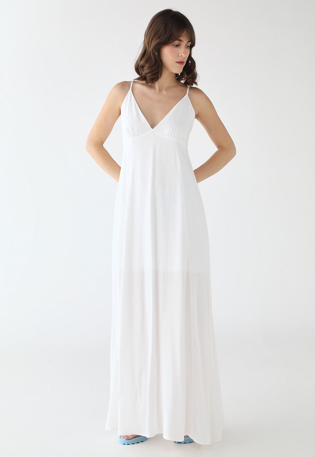 Vestido Longo Feminino Billabong Summer Shine Branco