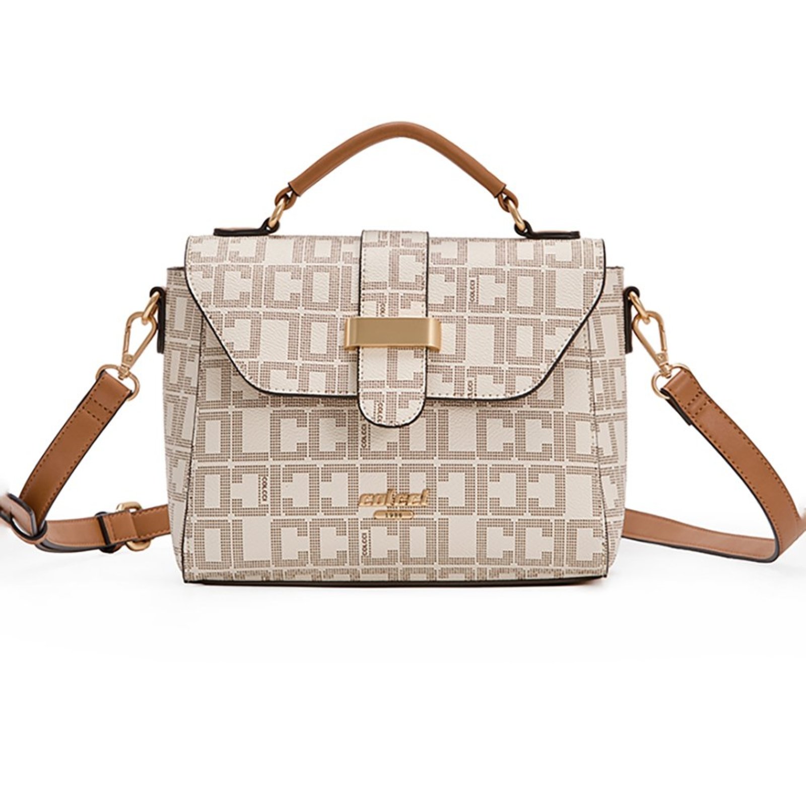 Bolsa Bucket Colcci Strap In26 Off White Feminino