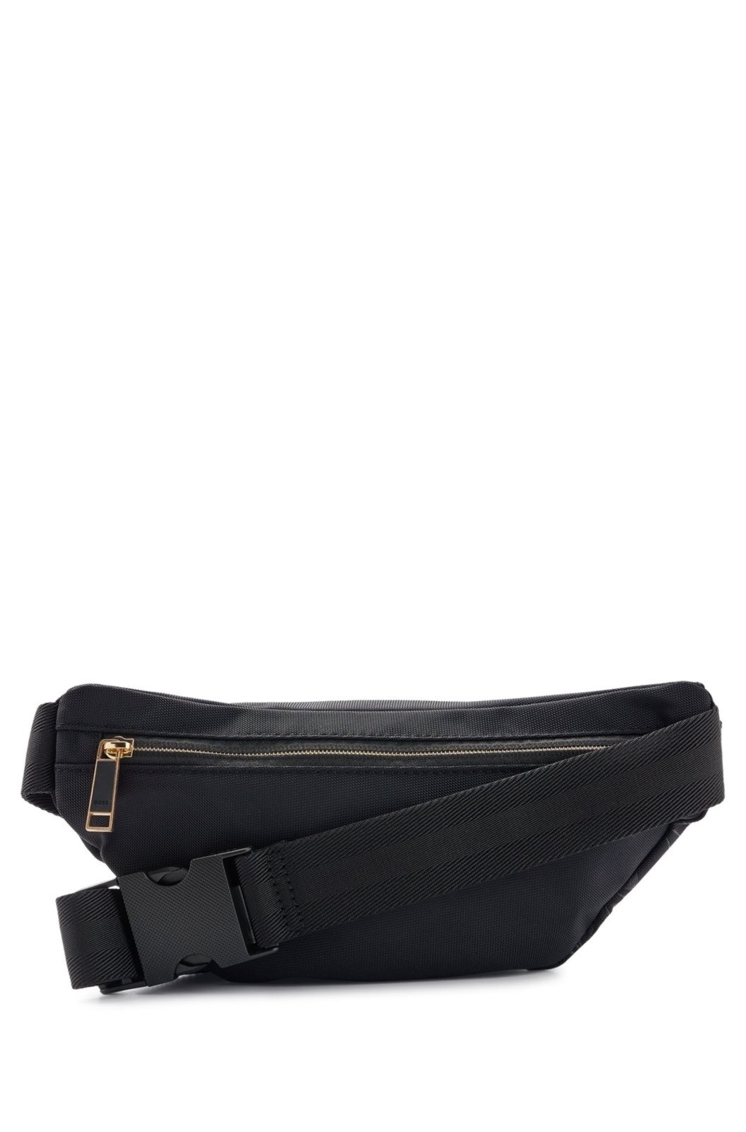 Vista 3 Pochete Em Nylon Reciclado Com Contorno Do Logotipo preto preto