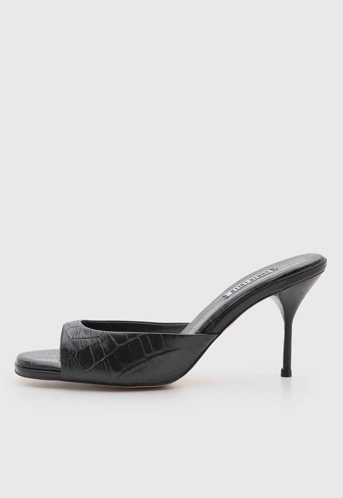 Tamanco Feminino Santa Lolla Croco Preto