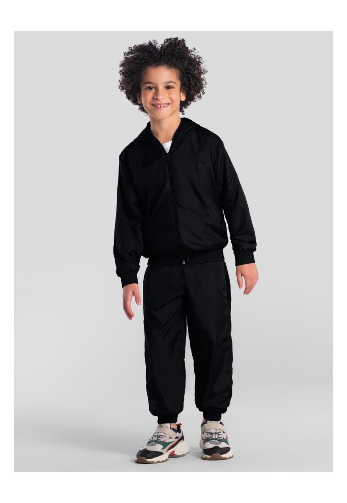 Infantil - Calça Preta Menino Brandili 10 Preto