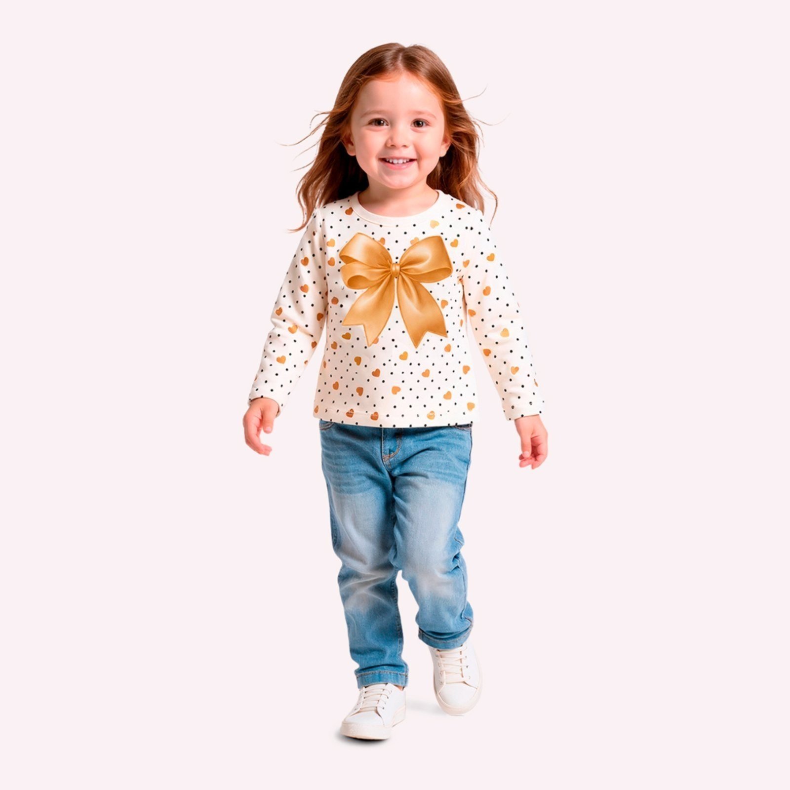 Infantil - Blusa Menina Laço Kyly