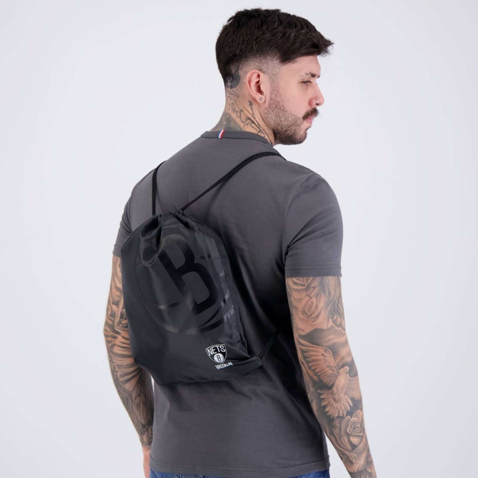 Mochila Saquinho NBA Brooklin Nets