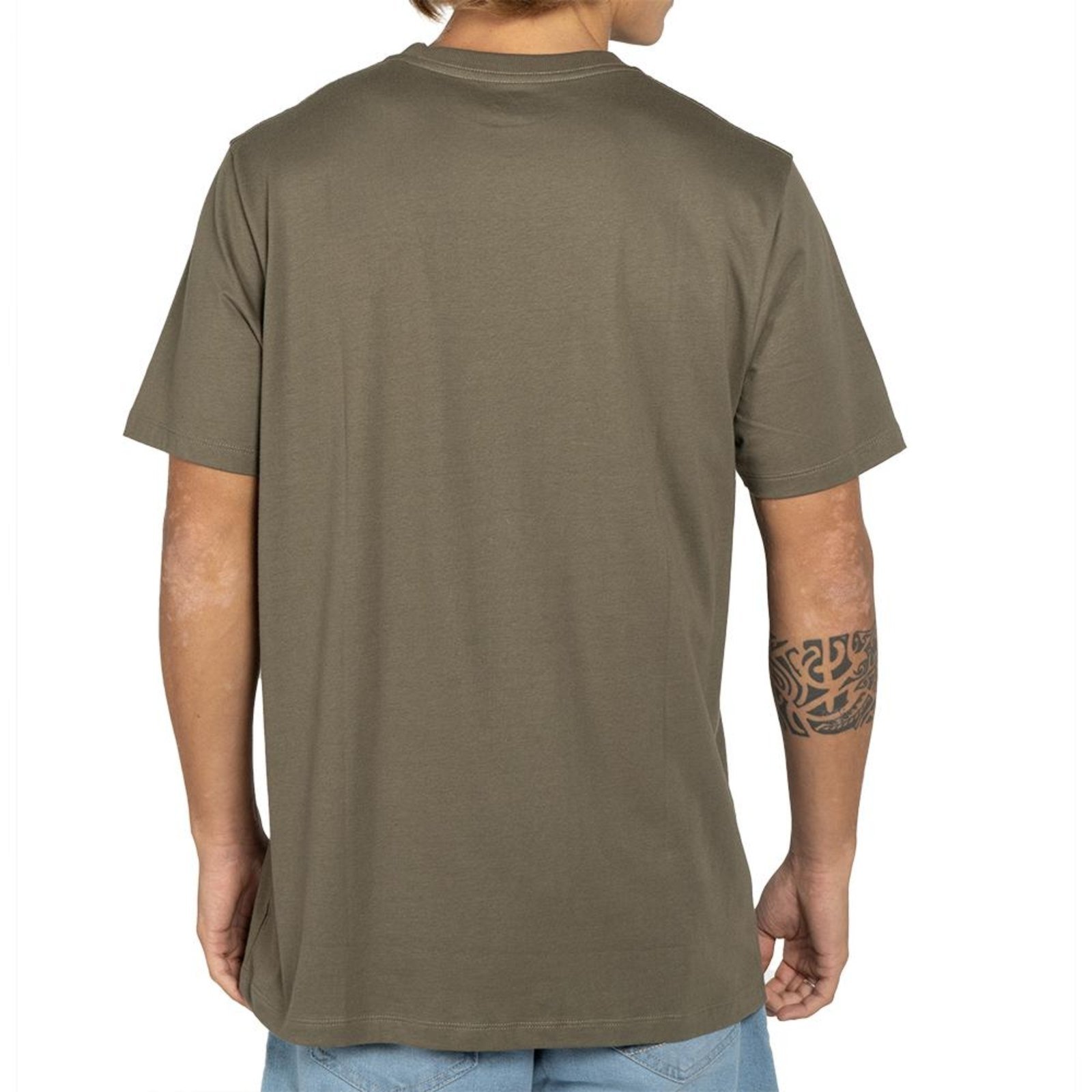 Camiseta Quiksilver Embroidery WT25 Masculina Verde Escuro