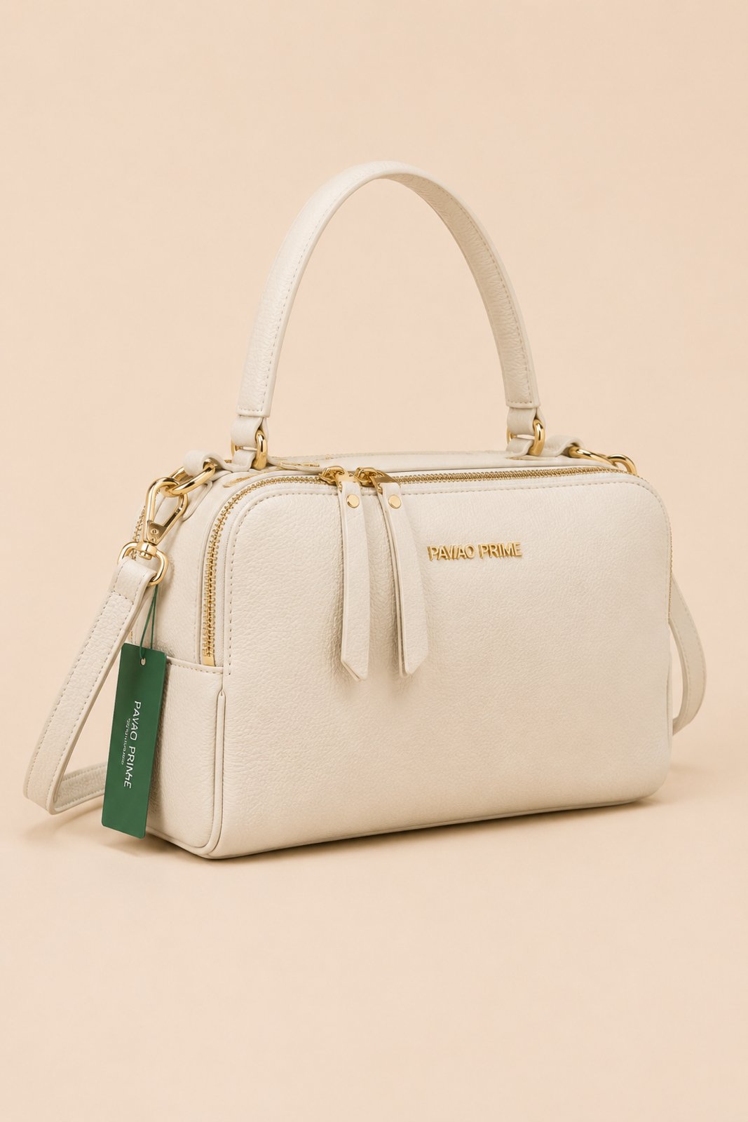 Bolsa Média D Bell Outlet Fashion Estruturada Branca