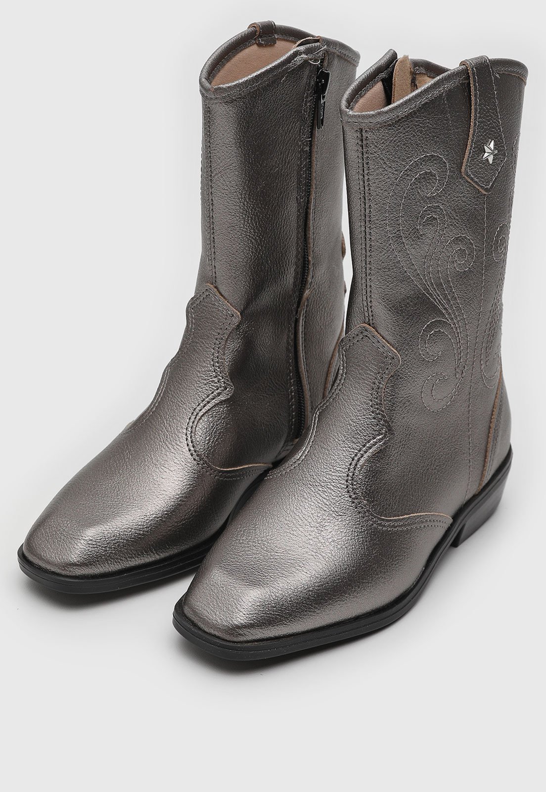 Infantil – Bota Molekinha Western Prata