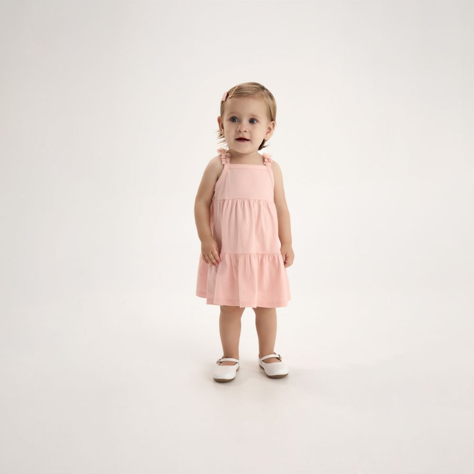 Infantil - Vestido Rosa Pulla Bulla Menina - 53609-11
