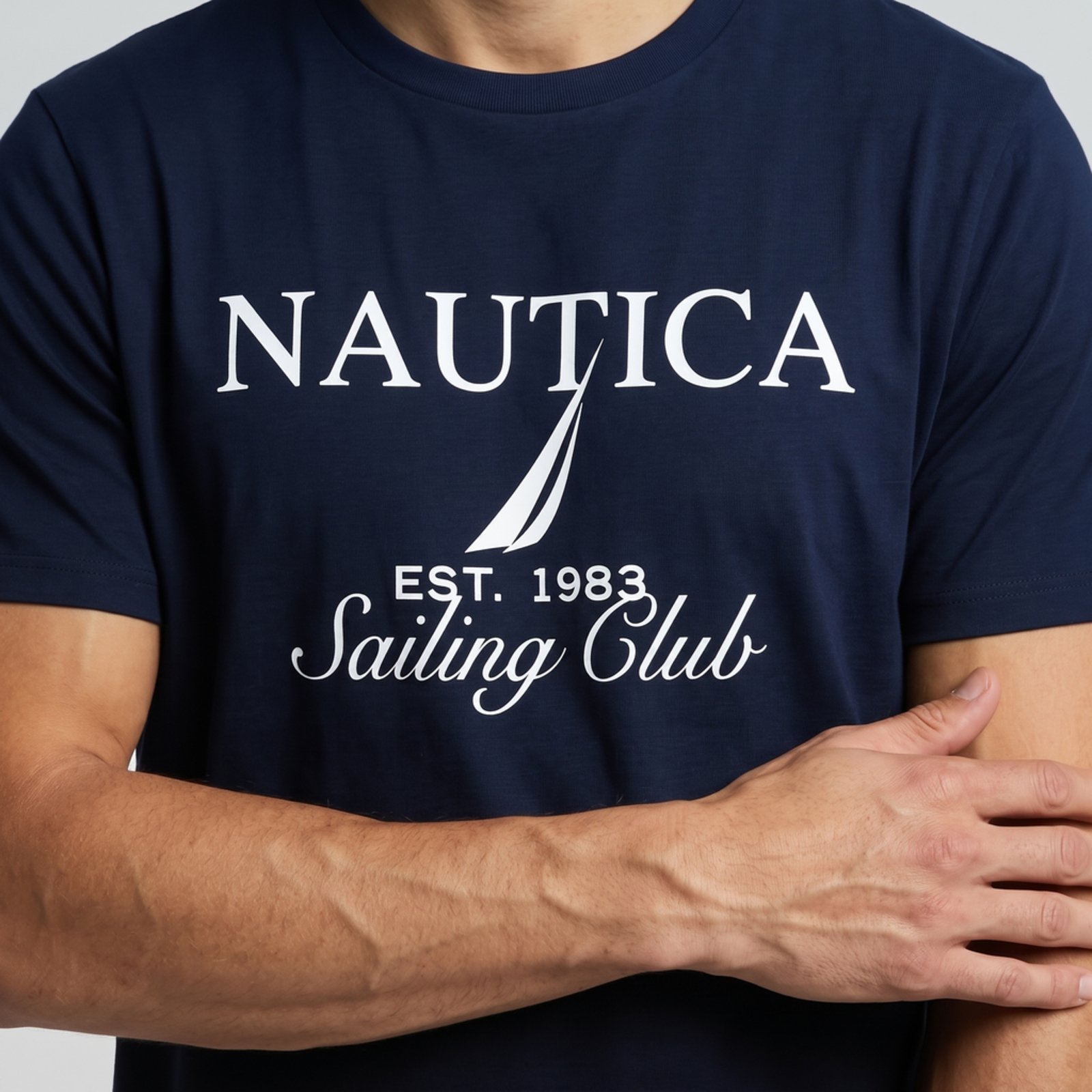 Camiseta Nautica Manga Curta Nautica