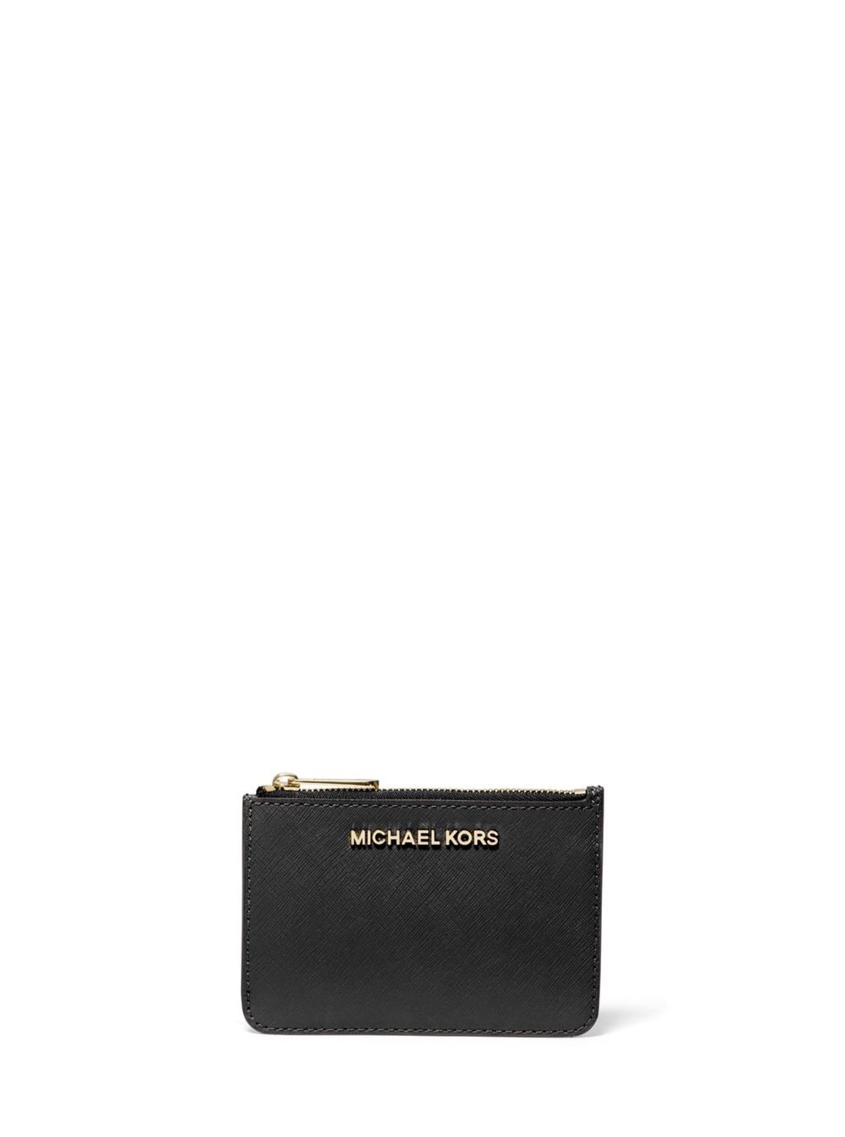 Vista 2 Carteira Jet Set Pequena De Couro 35F7gtvu1l001 Michael Kors preto Michael Kors preto