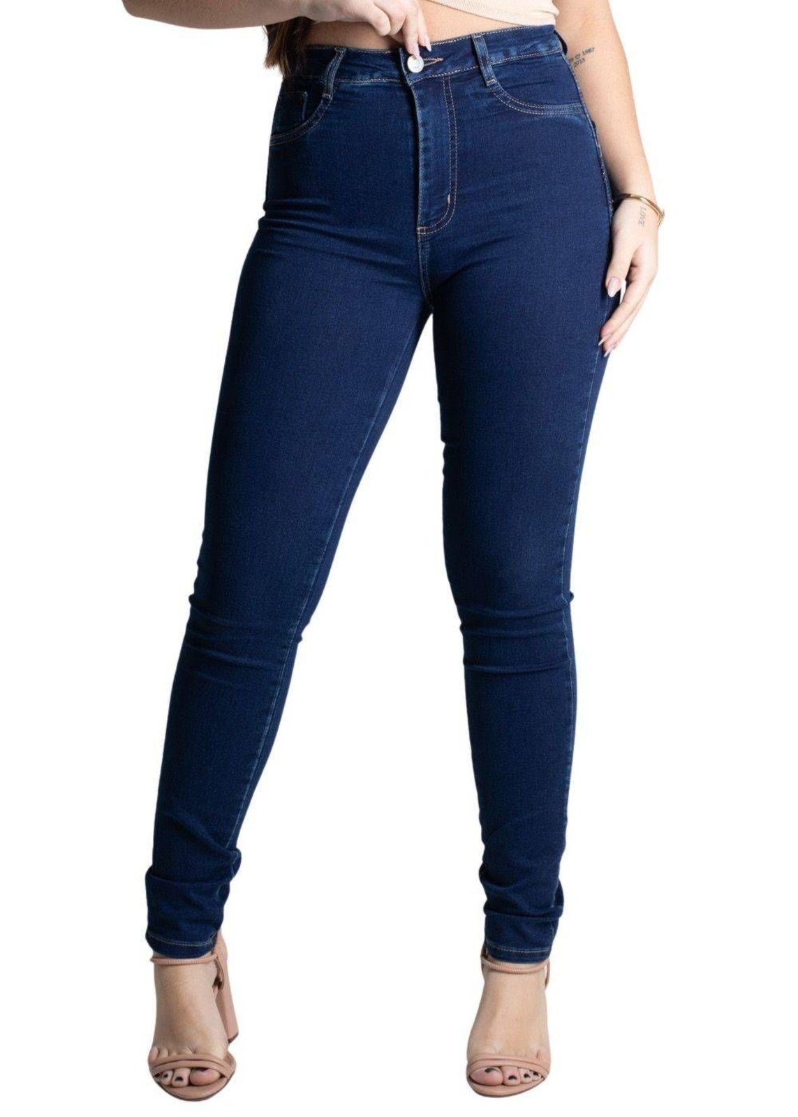 Calça Jeans Sawary Modela Bumbum – 277454 – Azul – Sawary