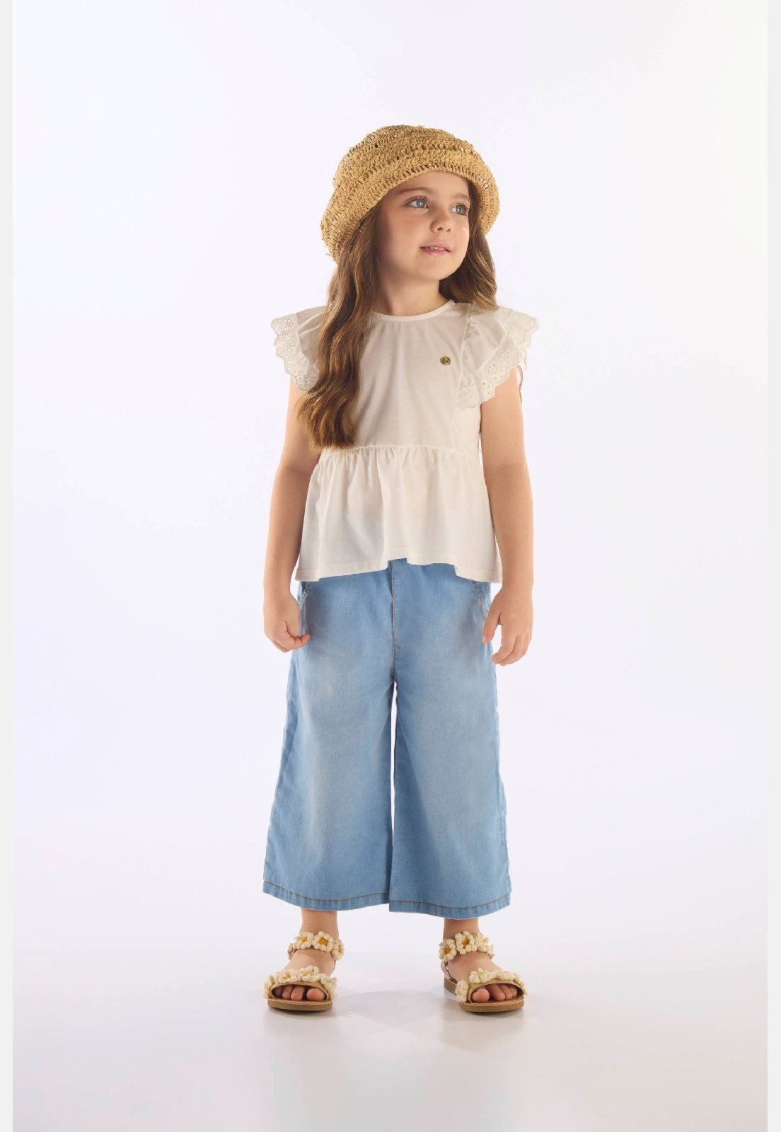 Infantil - Bata em Algodão Up Baby Branco