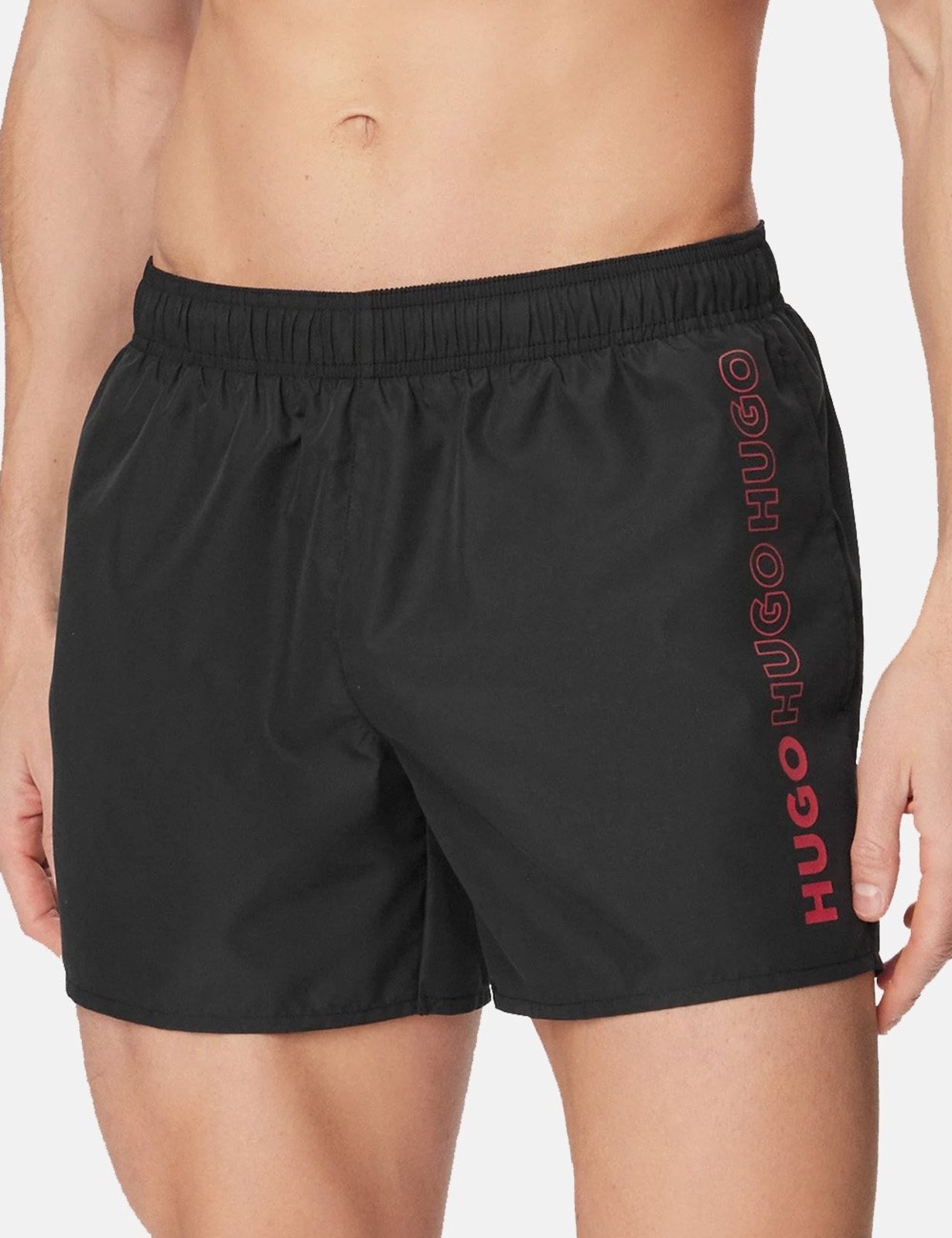 Short Hugo Boss Masculino Beach Tiki Preto